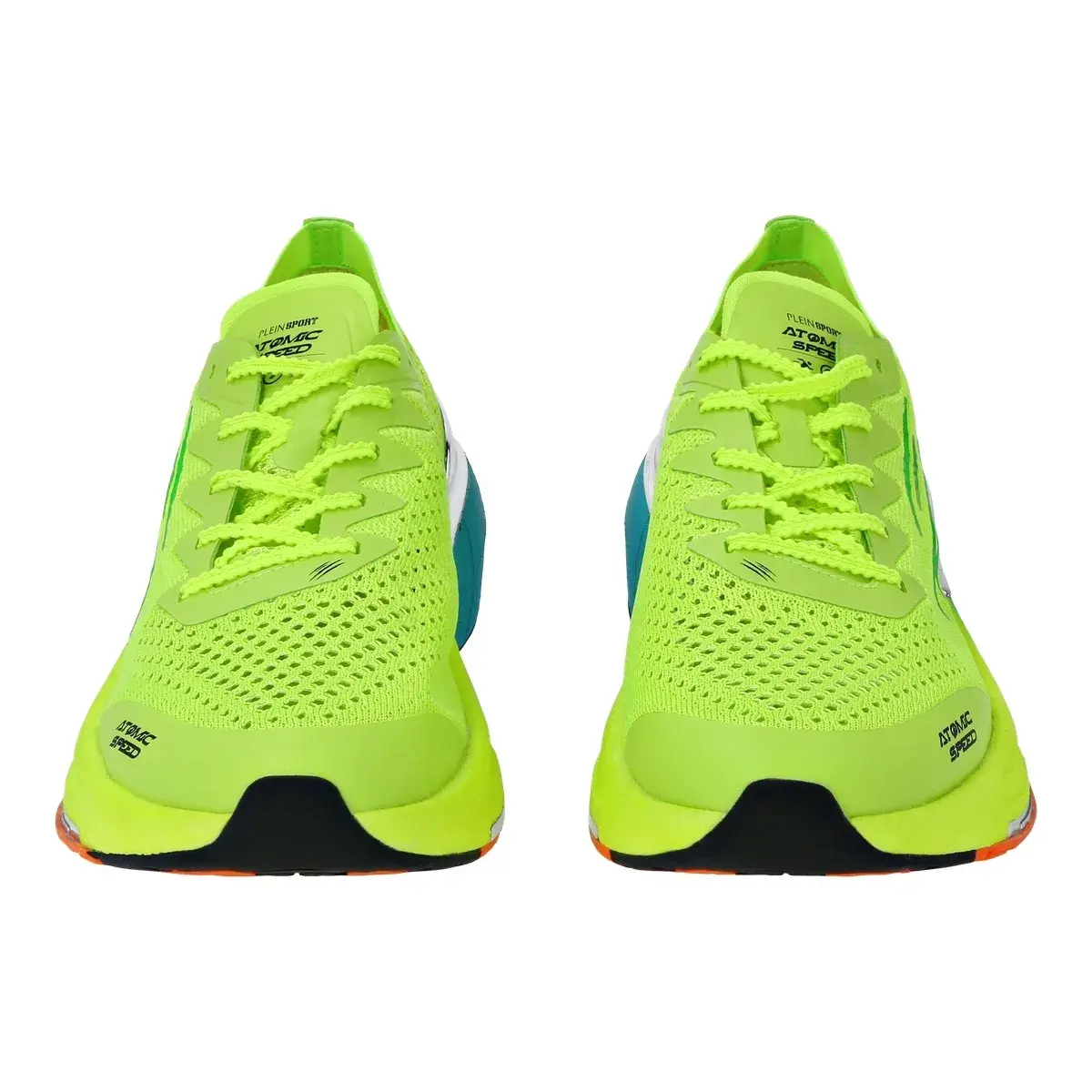 Neon-grüne Atomic Speed Lauf-Sneakers