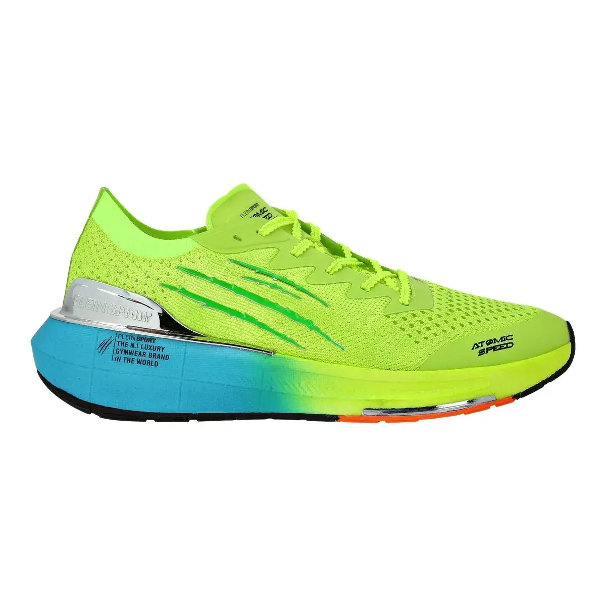 Neon-grüne Atomic Speed Lauf-Sneakers