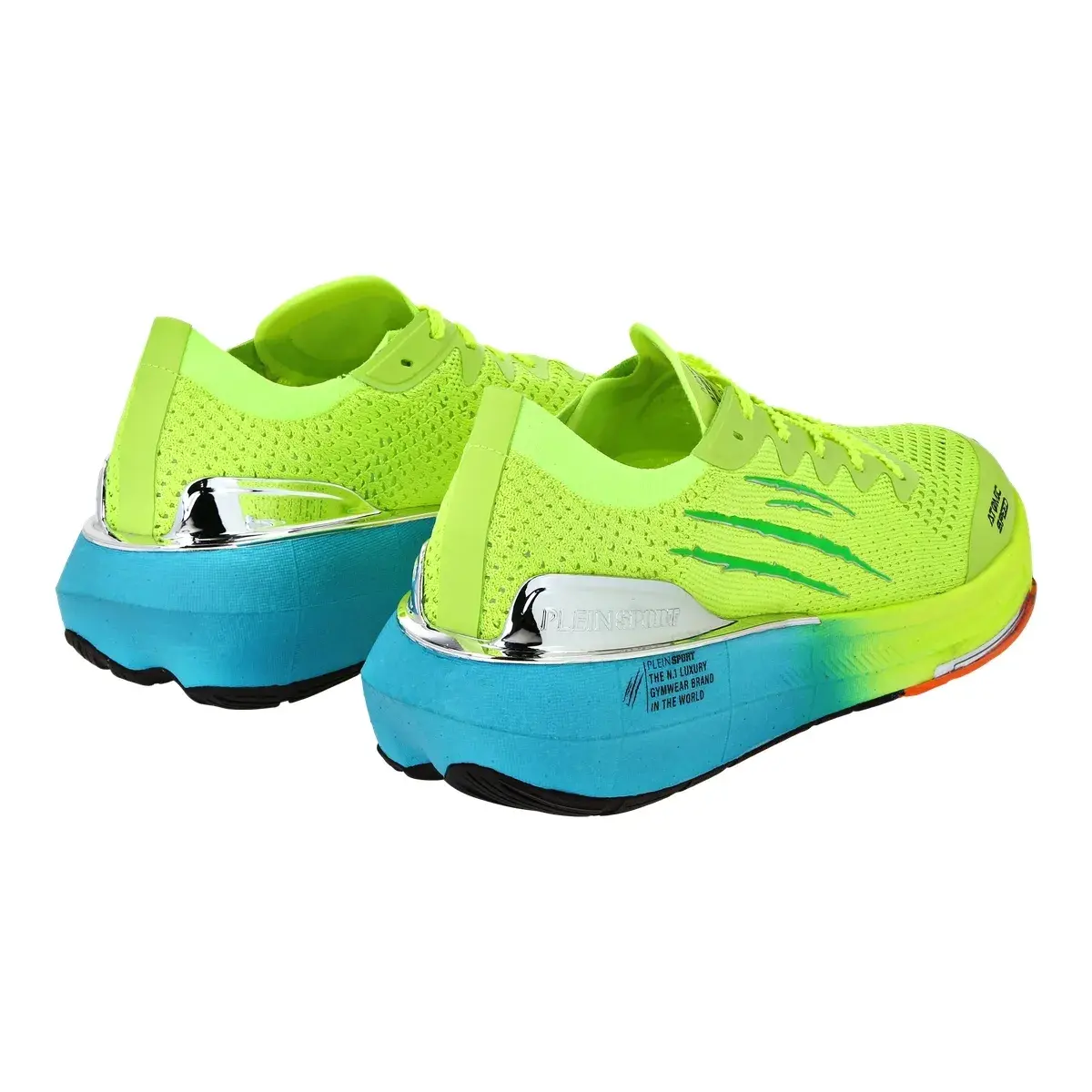 Neon-grüne Atomic Speed Lauf-Sneakers