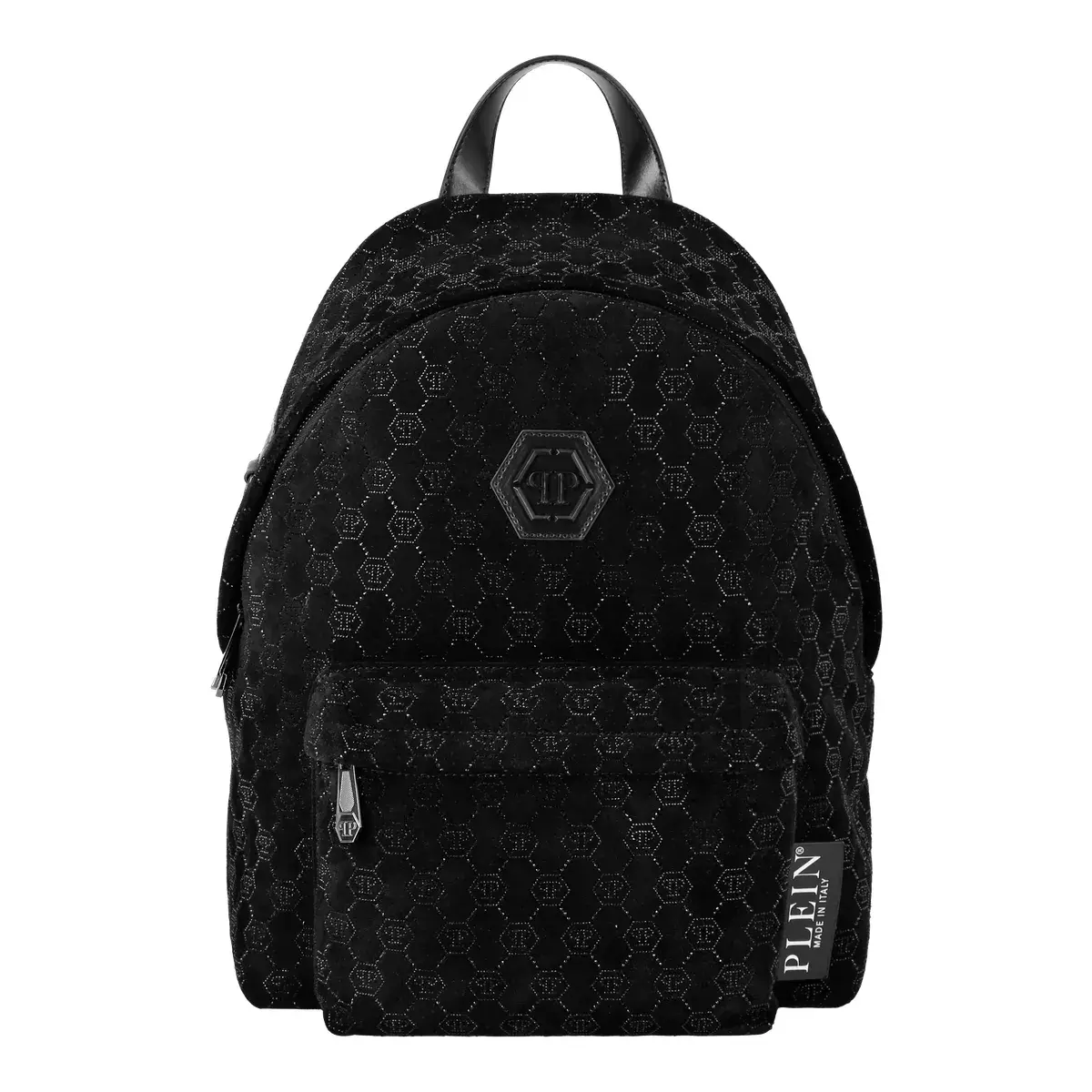Mode-Rucksack mit Monogramm-Verzierung
