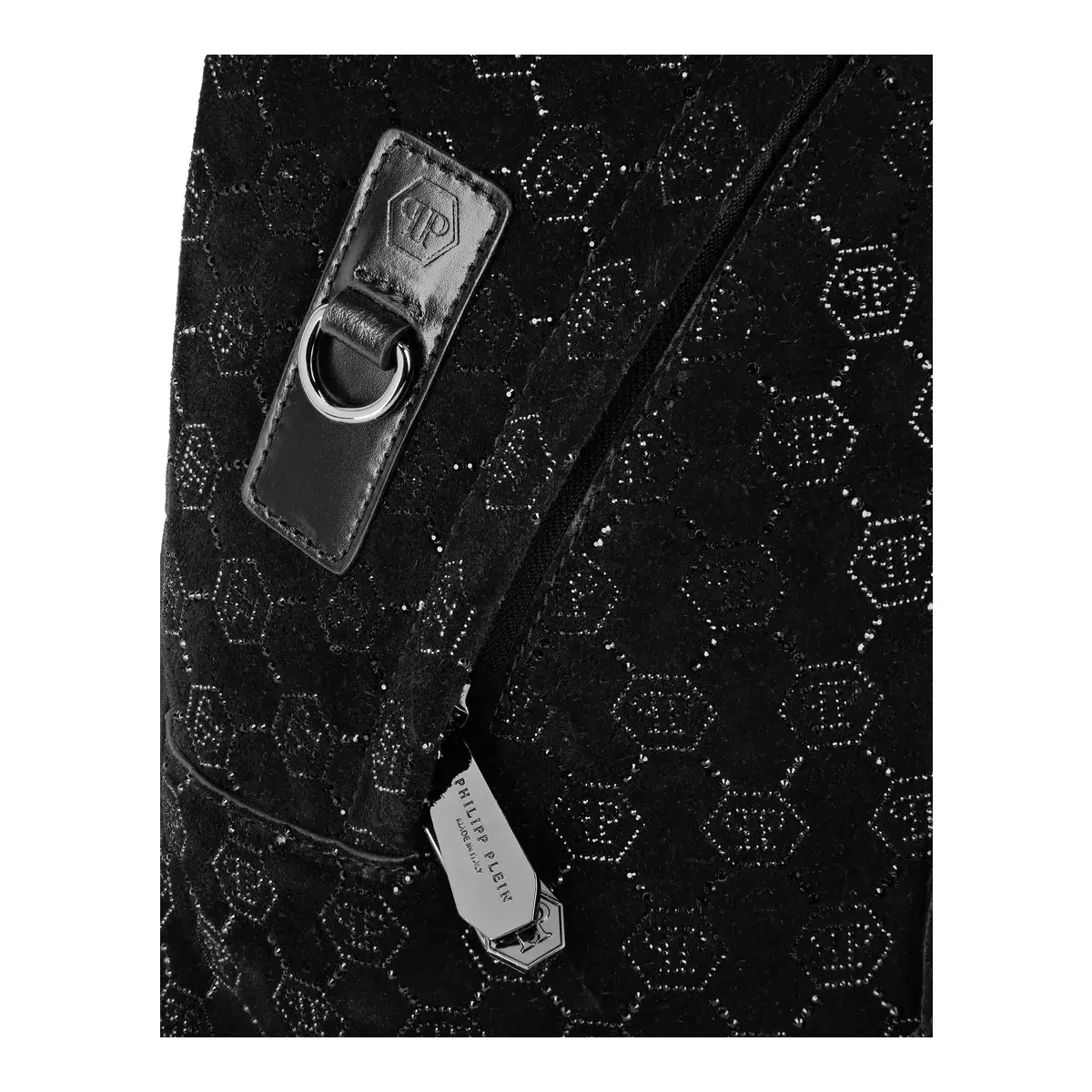 Mode-Rucksack mit Monogramm-Verzierung