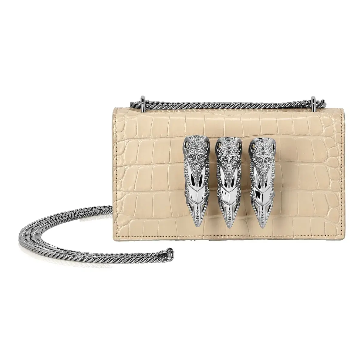 Clutch mit Krallen-Verzierung