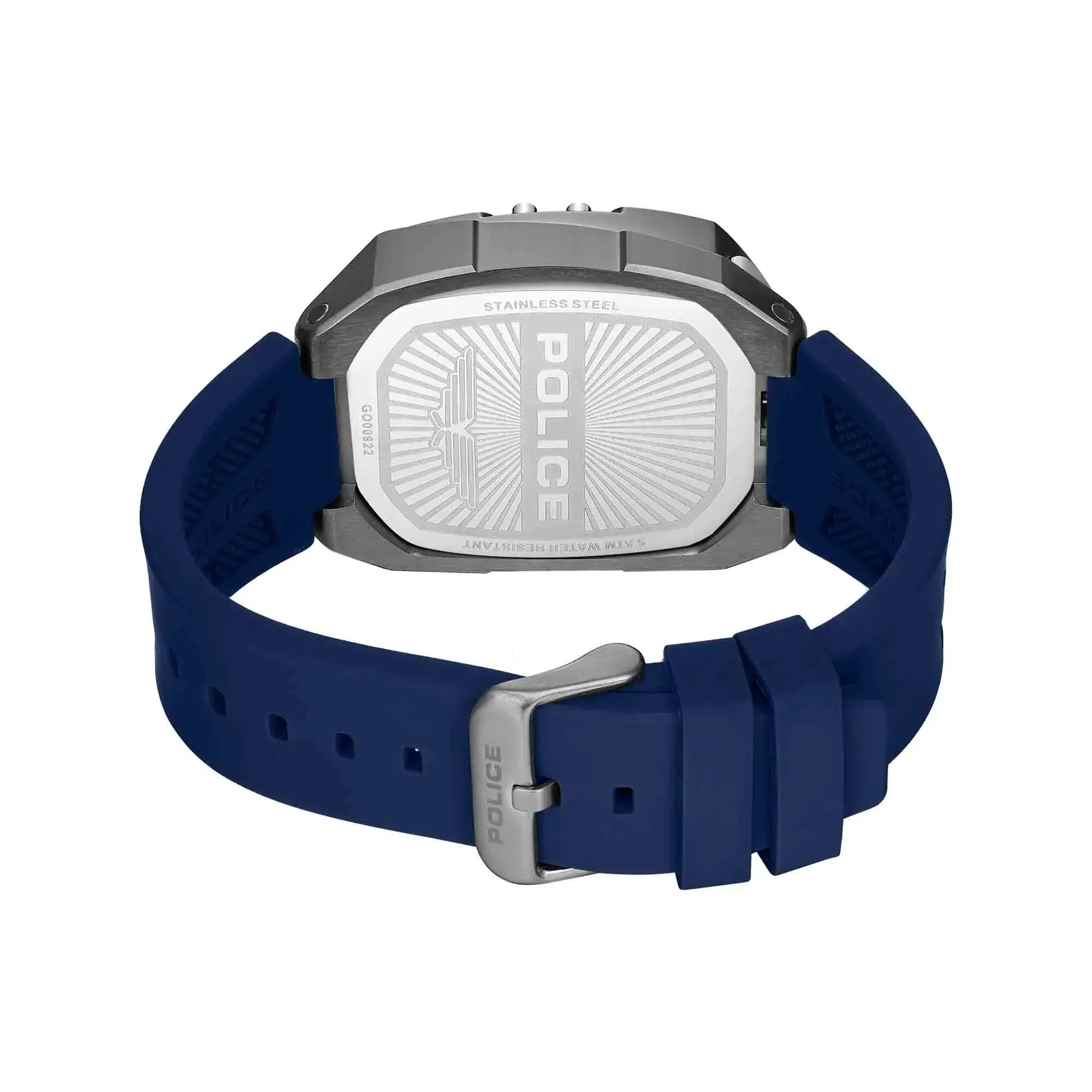 Blaue Multifunktions-Chronograph-Uhr