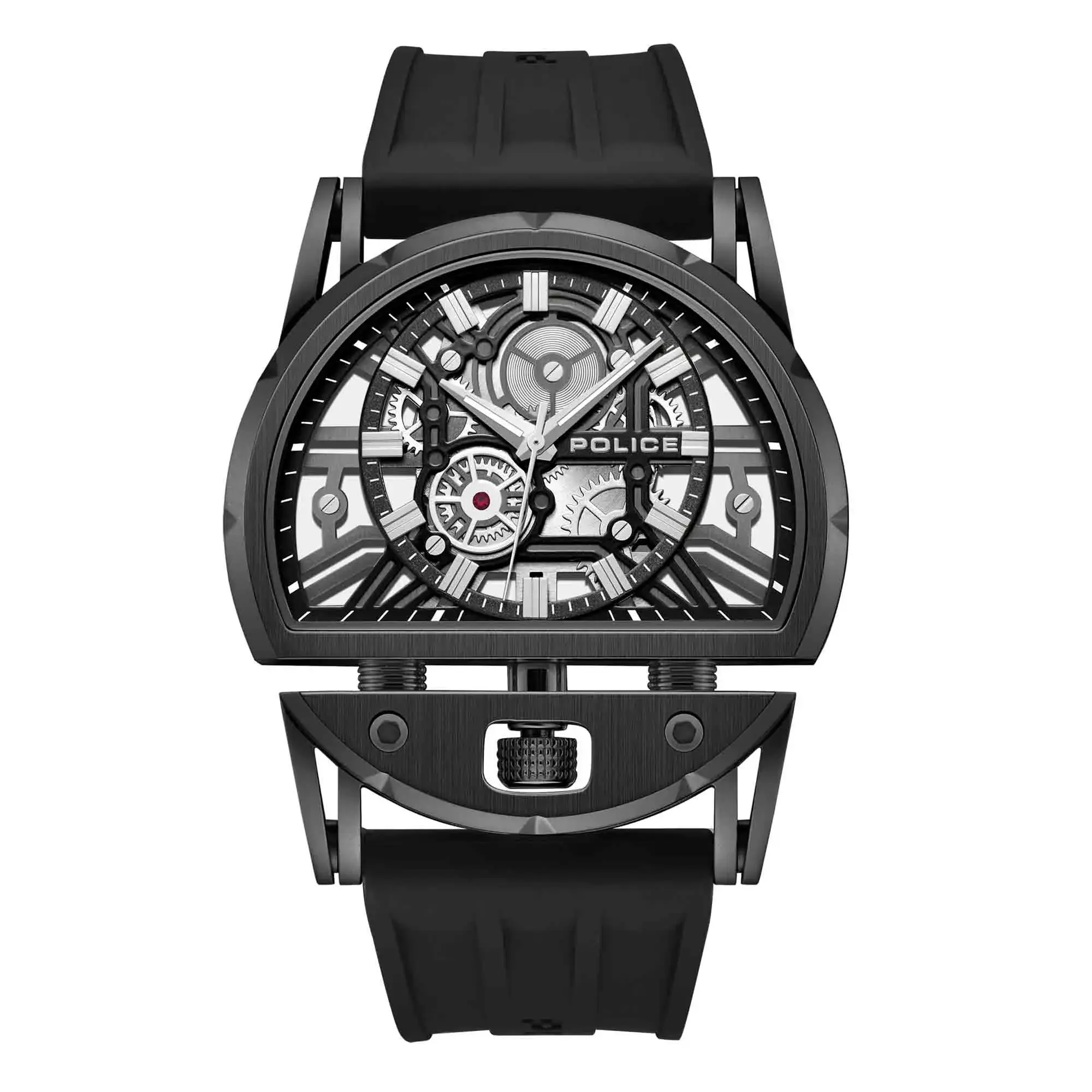 Daintreee 2.0 Moderne Skelett-Zifferblatt-Uhr