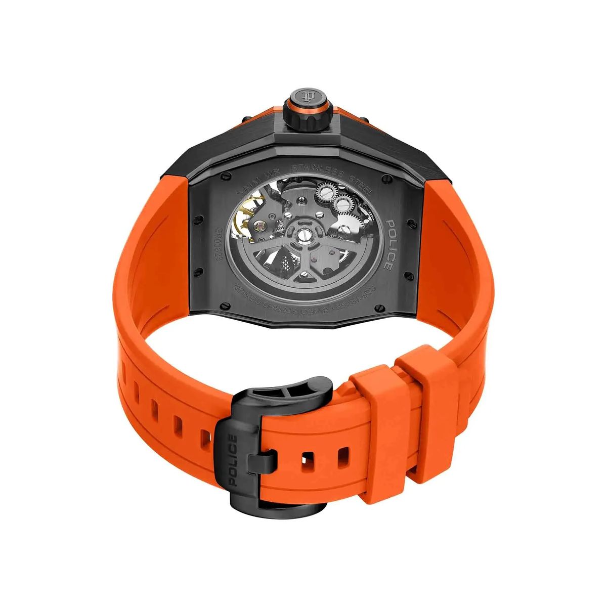 Automatische Skelett-Zifferblatt-Armbanduhr