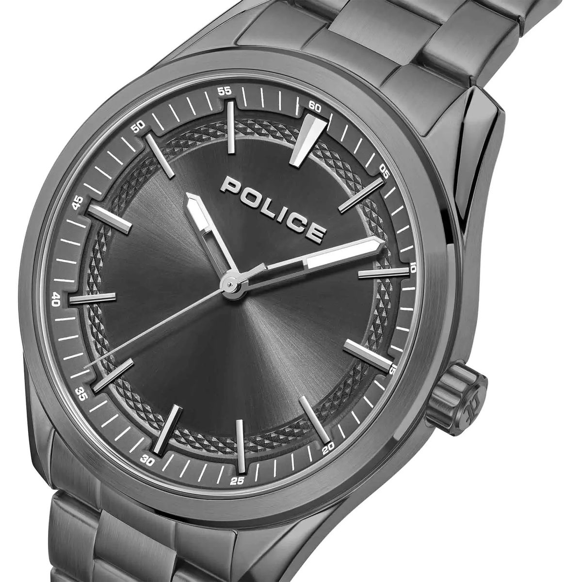 Elegante Herren Quarzuhr mit Metallarmband