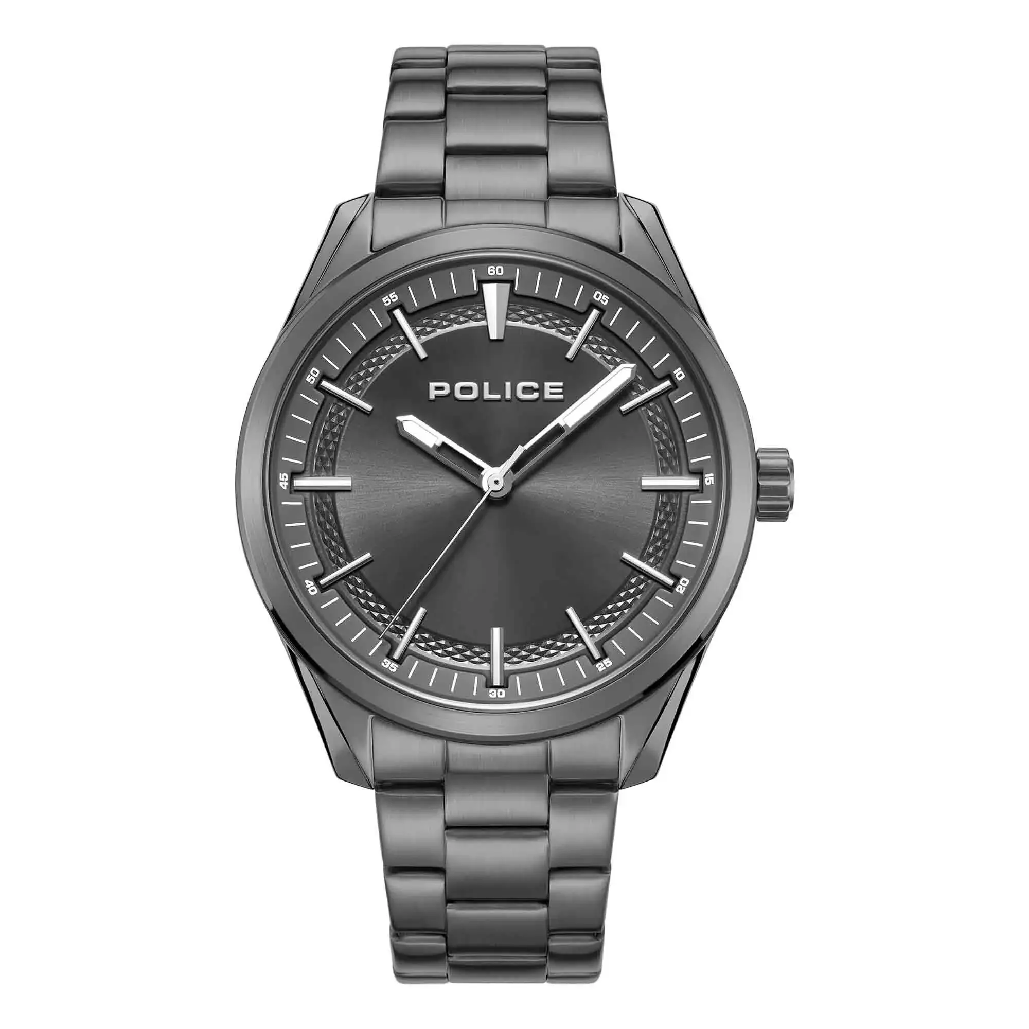 Elegante Herren Quarzuhr mit Metallarmband