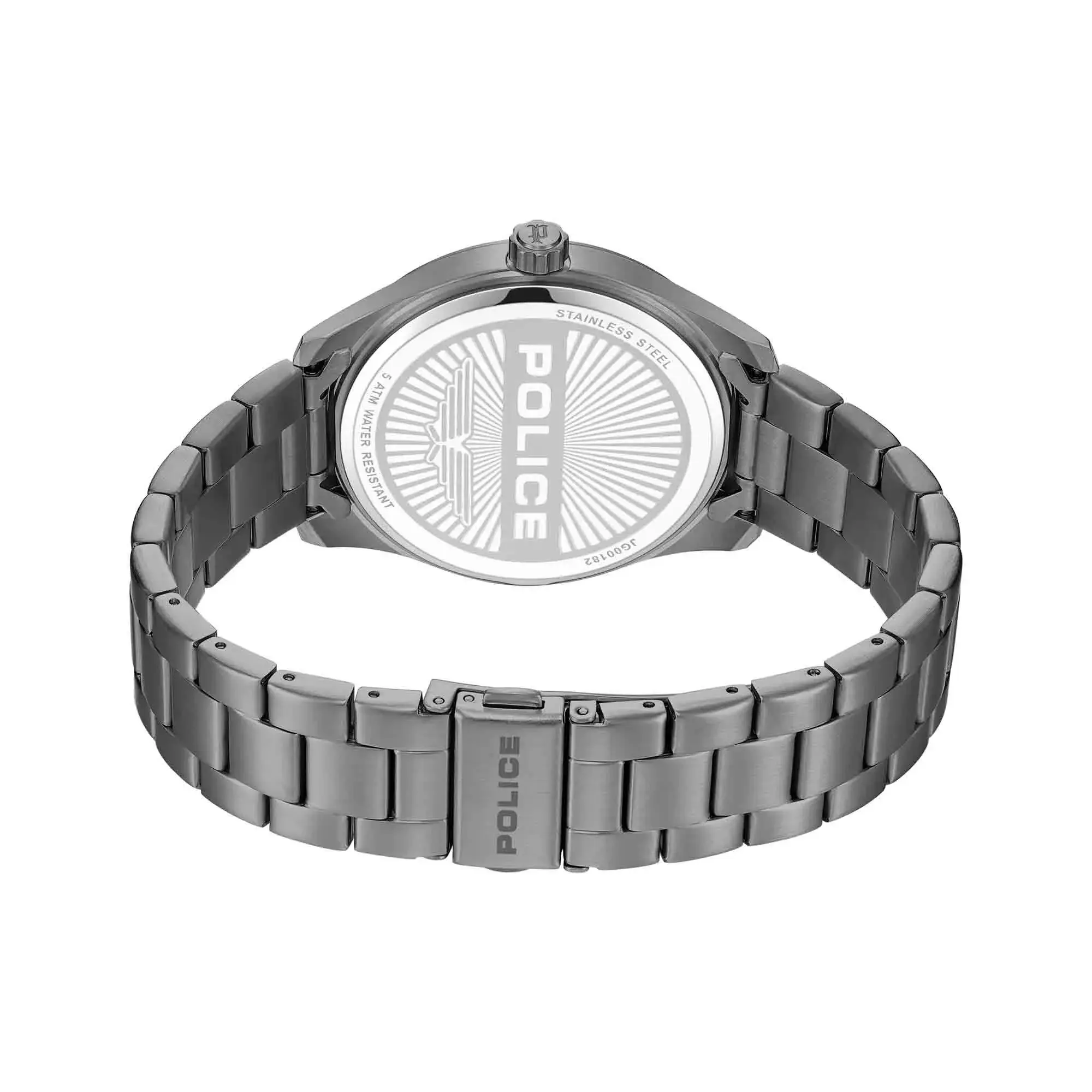 Elegante Herren Quarzuhr mit Metallarmband