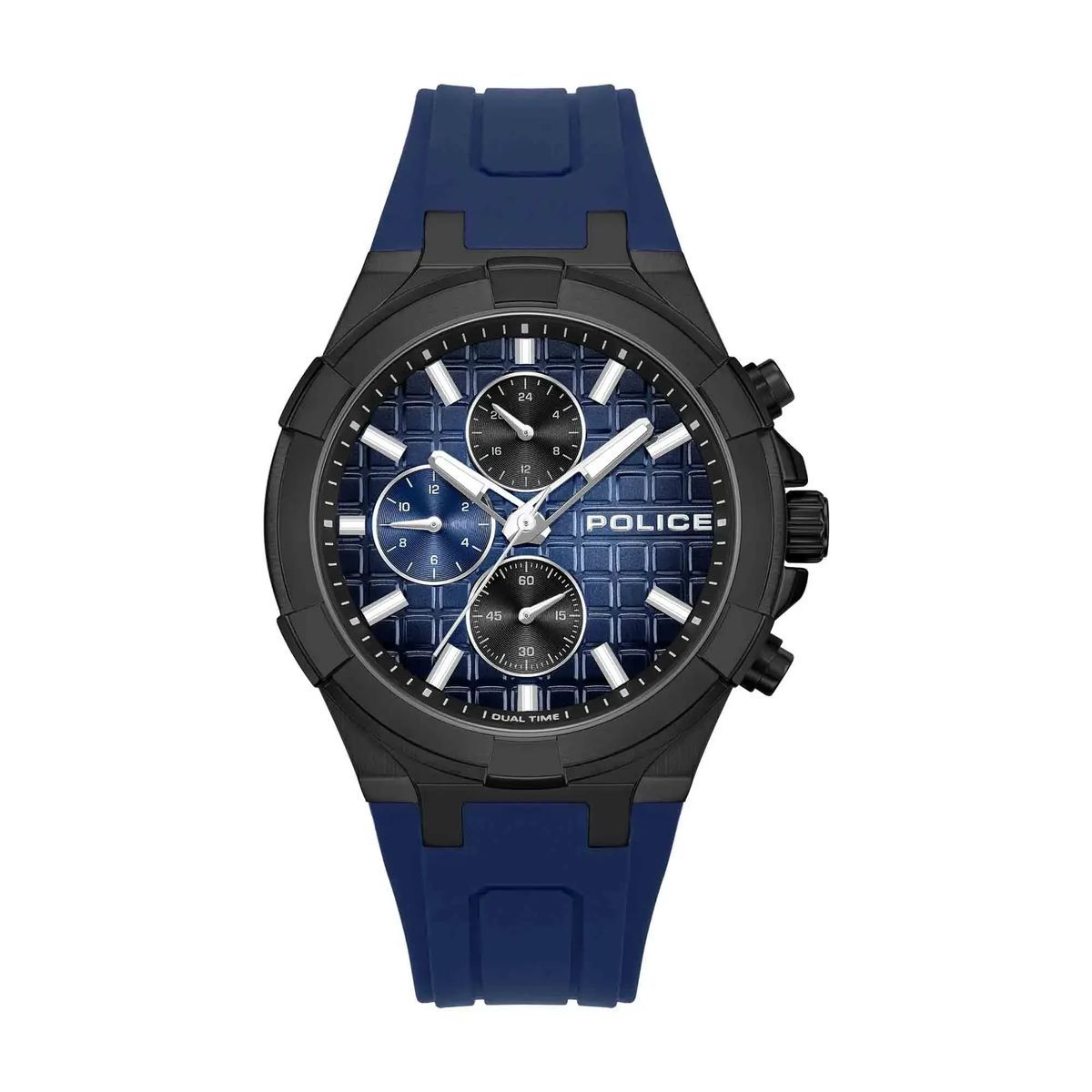 Urban Chronograph Uhr mit blauem Zifferblatt
