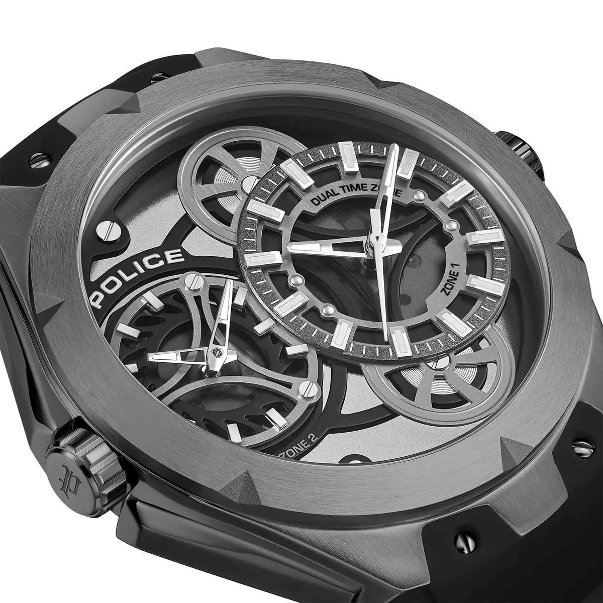 Police Scepter Dual Time Uhr