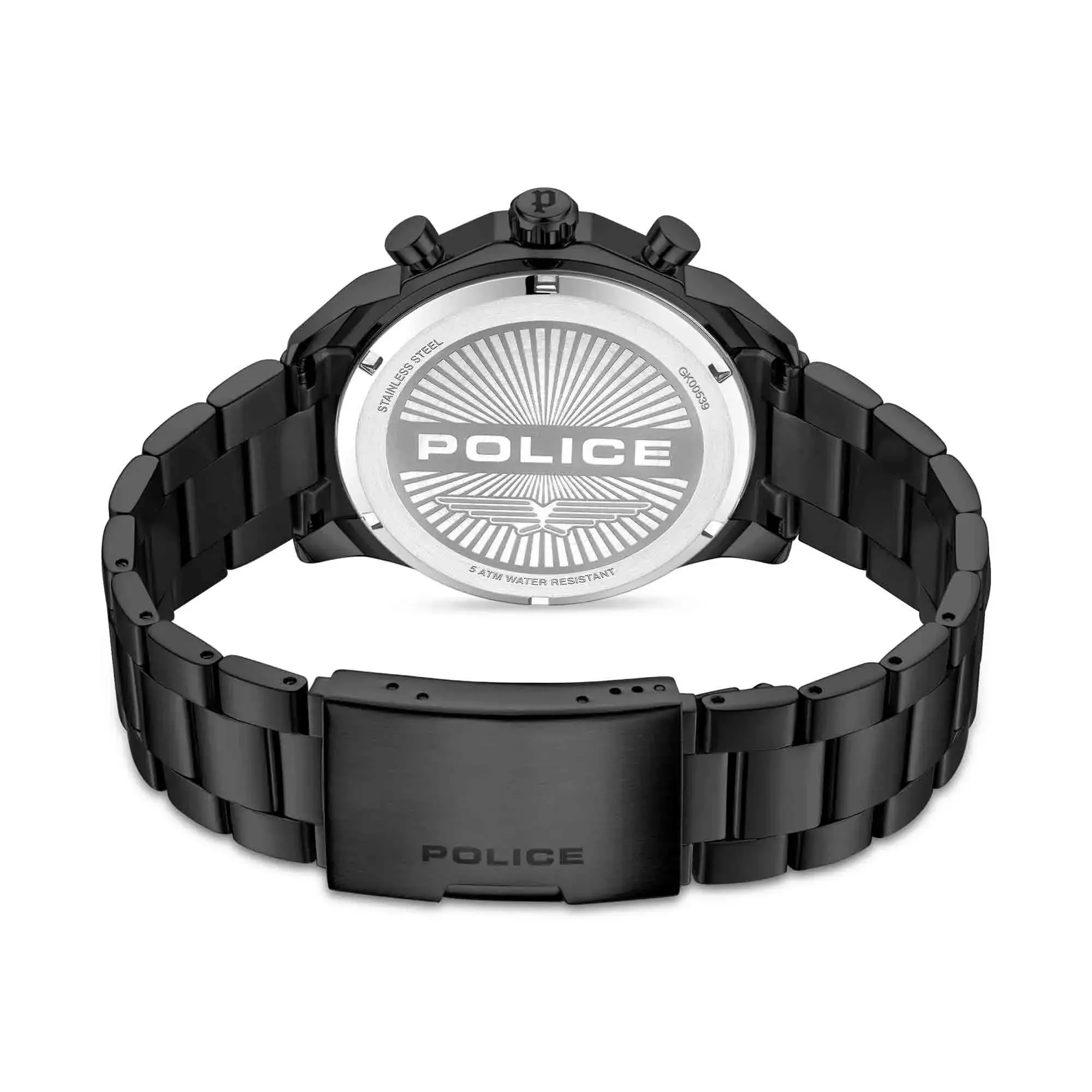 Chronograph Uhr mit Metallarmband