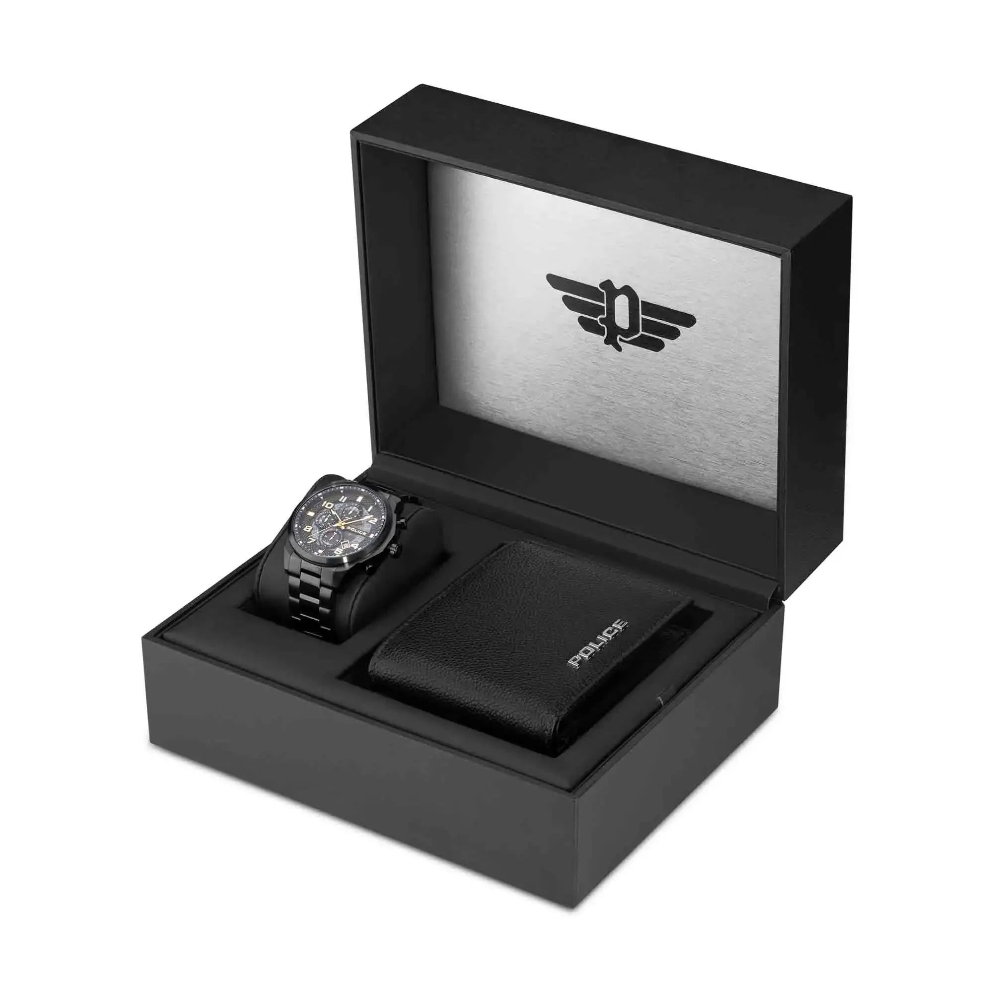 Chronograph Uhr mit Metallarmband