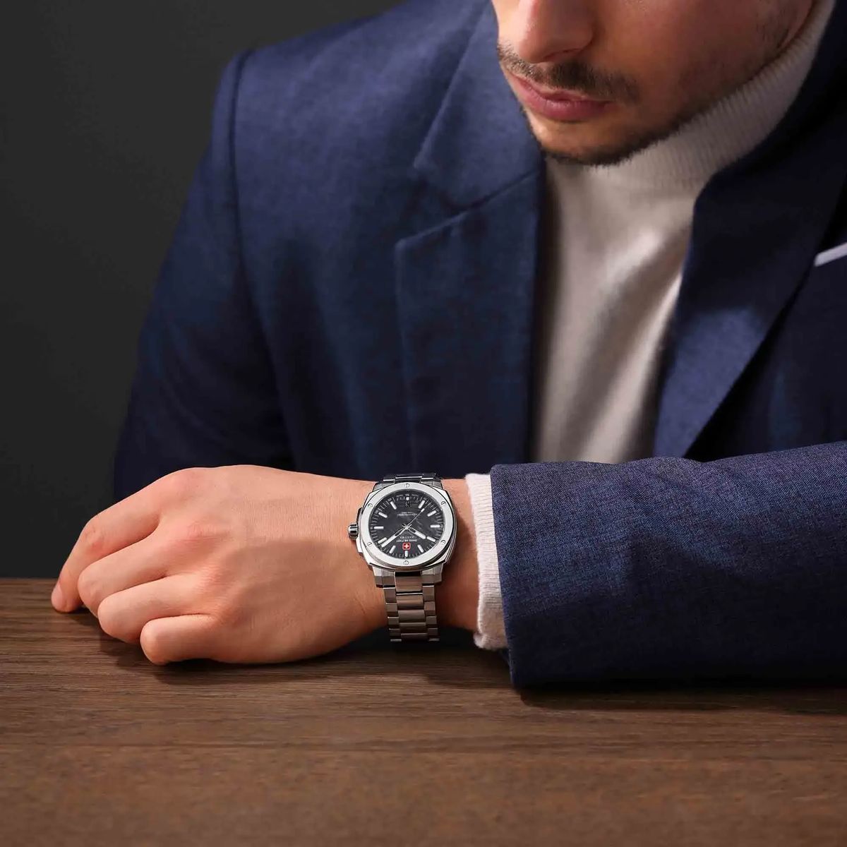 Schweizer Militär Sirius Lightning Uhr für Herren