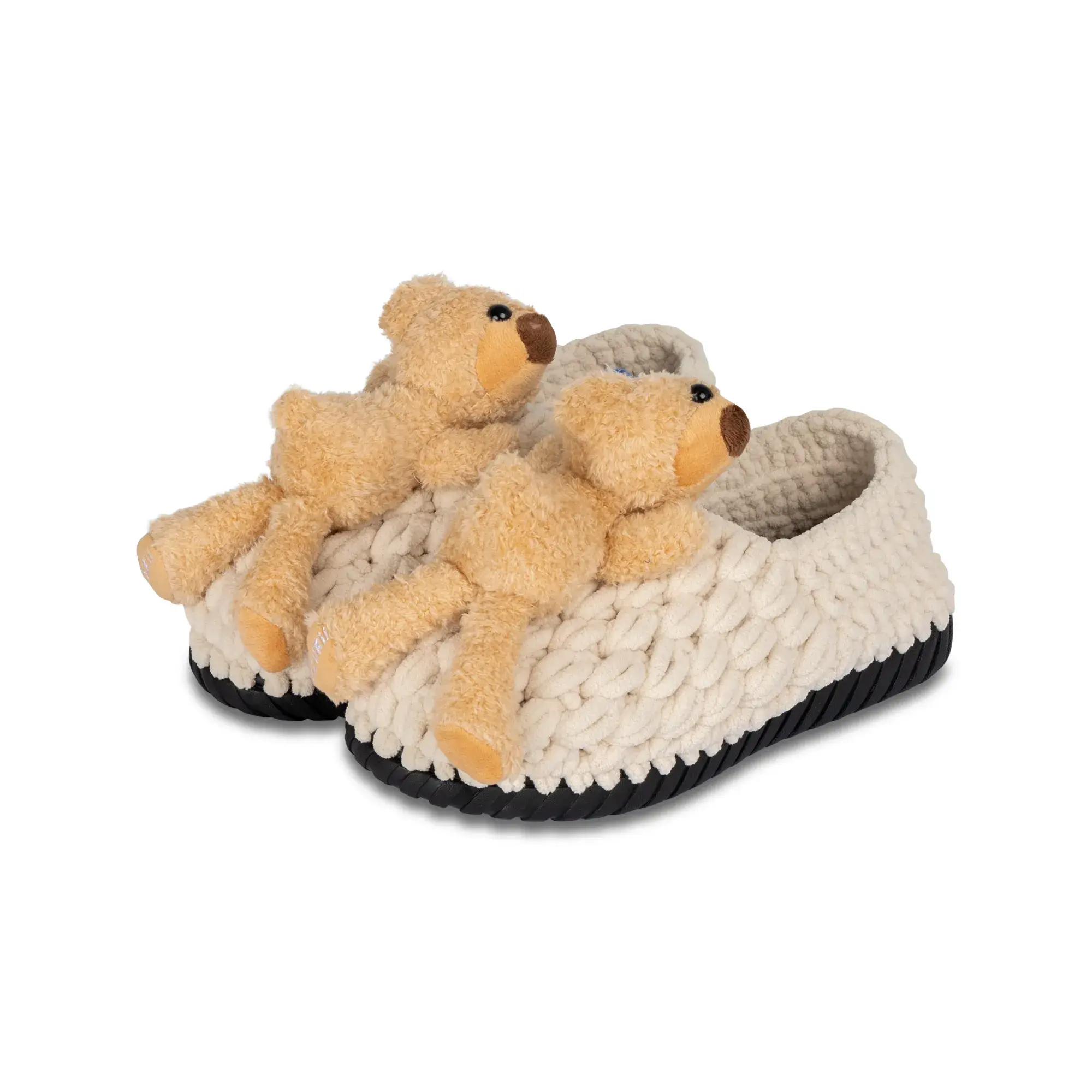 Teddybär Kuschelige Plüsch Hausschuhe