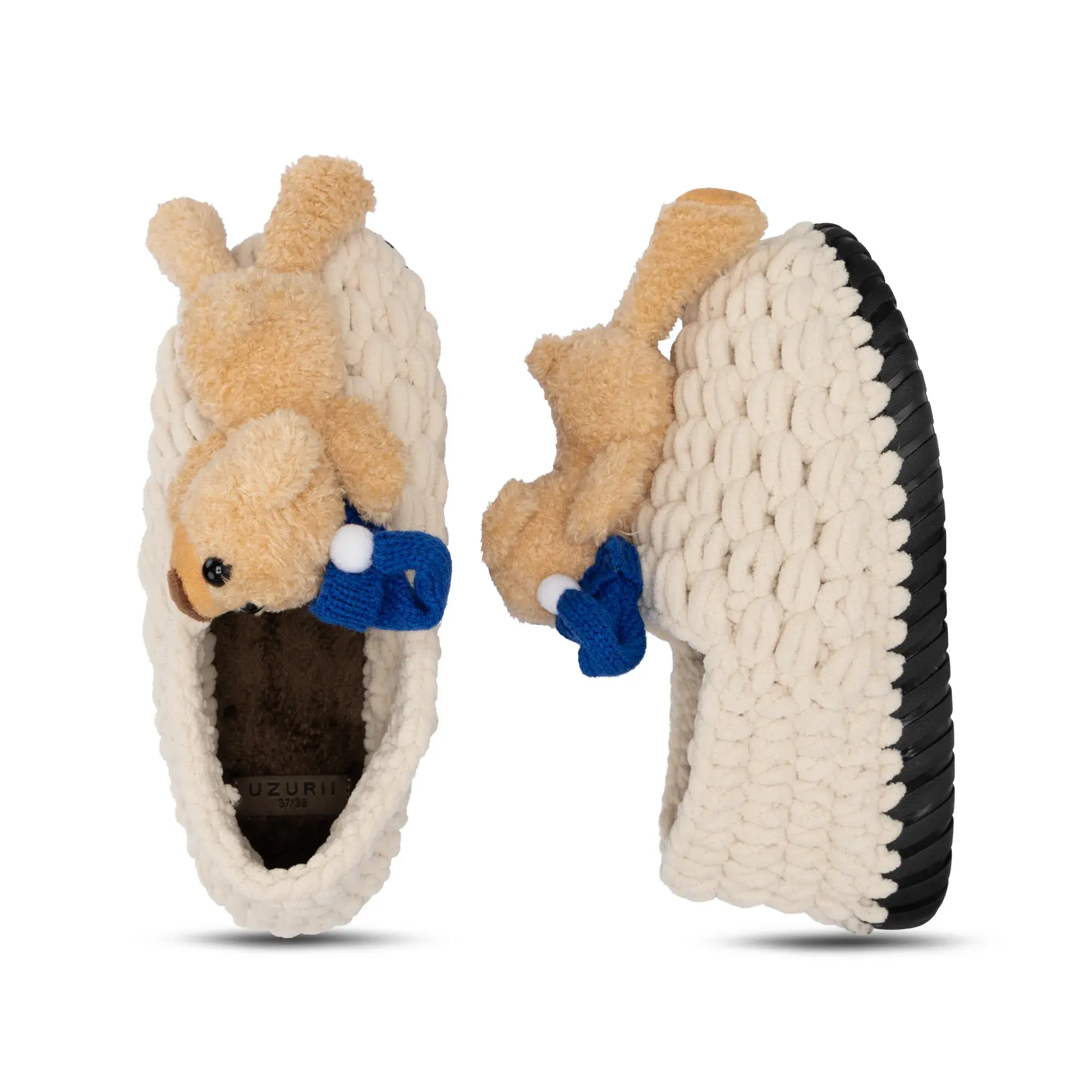 Teddybär Kuschelige Plüsch Hausschuhe