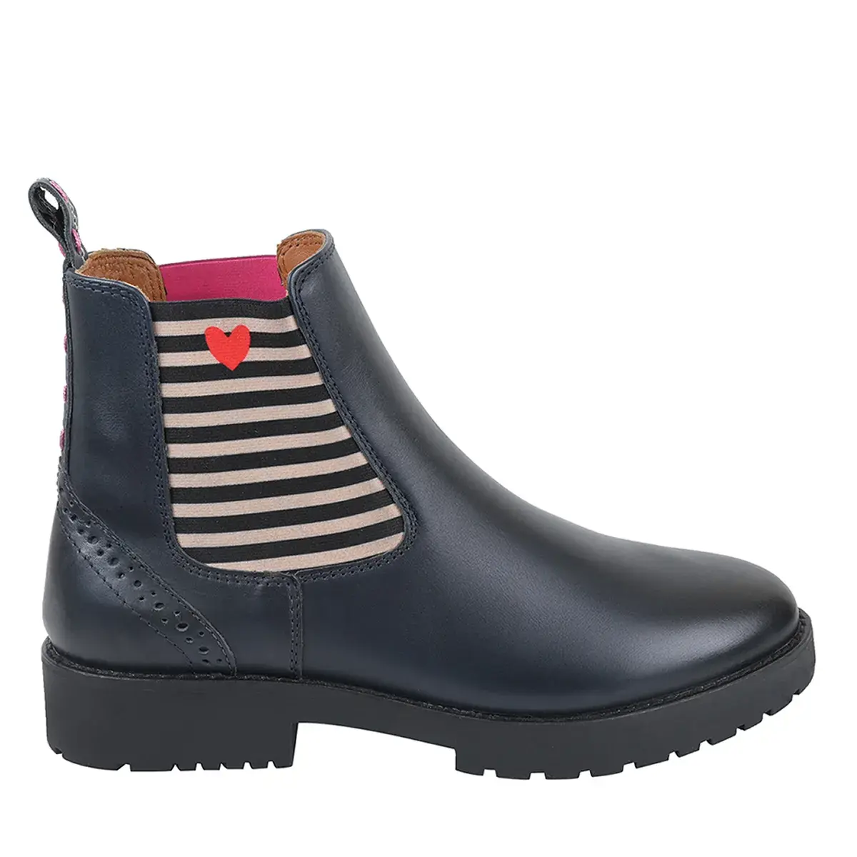 Chelsea Leder-Stiefeletten für Damen