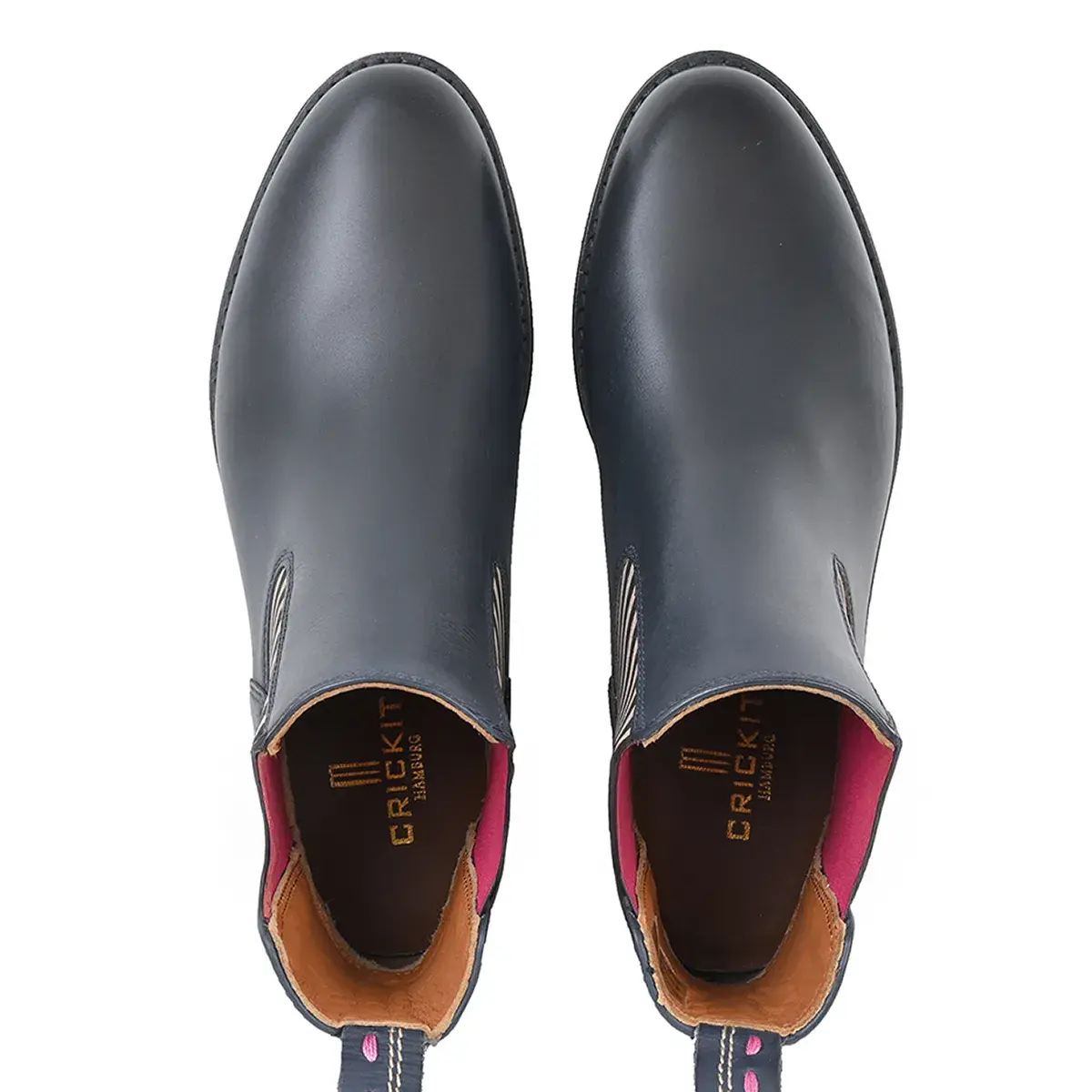 Chelsea Leder-Stiefeletten für Damen