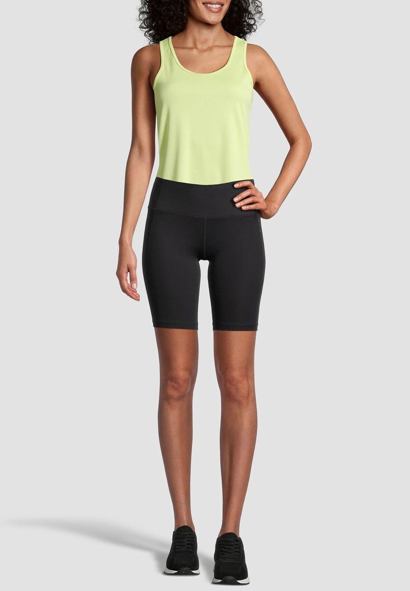 Essentielle, hoch taillierte Performance-Radshorts