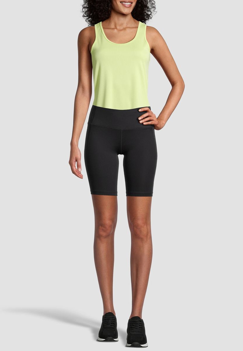 Essentielle, hoch taillierte Performance-Radshorts