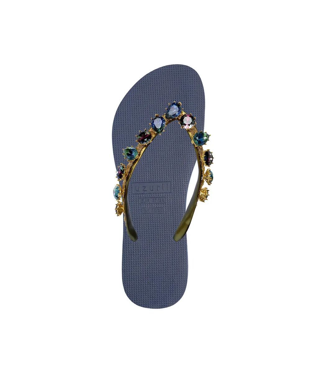 Juwelen-Zehentrenner mit Ornamenten