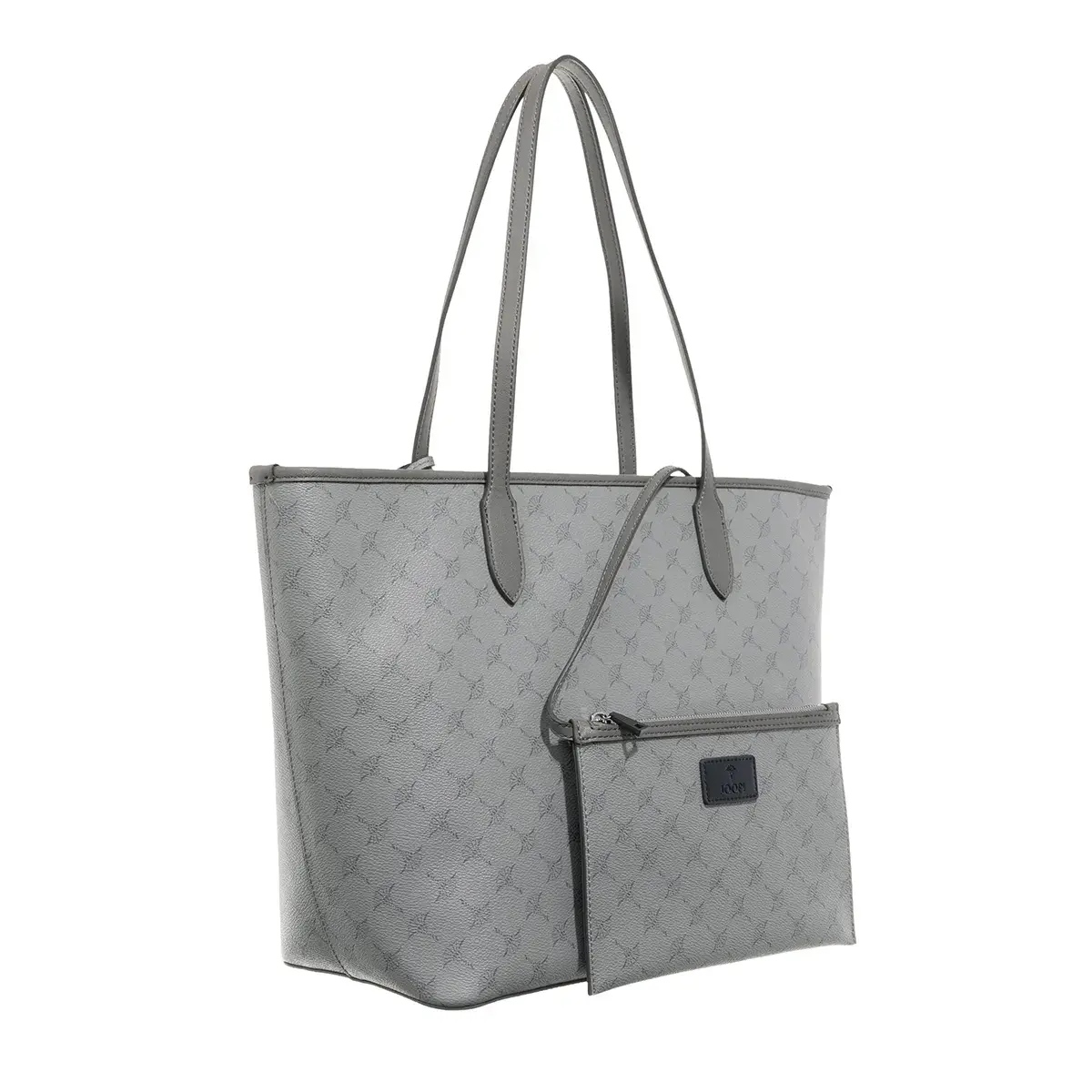 Gemusterte Tragetasche mit Tasche