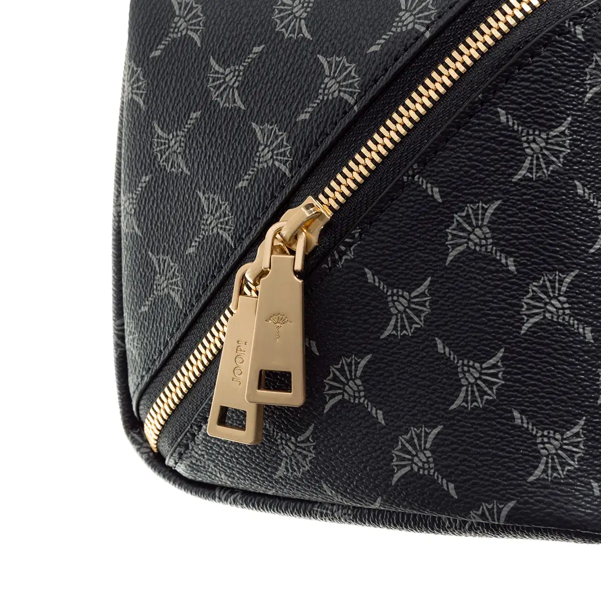 Gemusterte Kosmetiktasche mit Reißverschluss