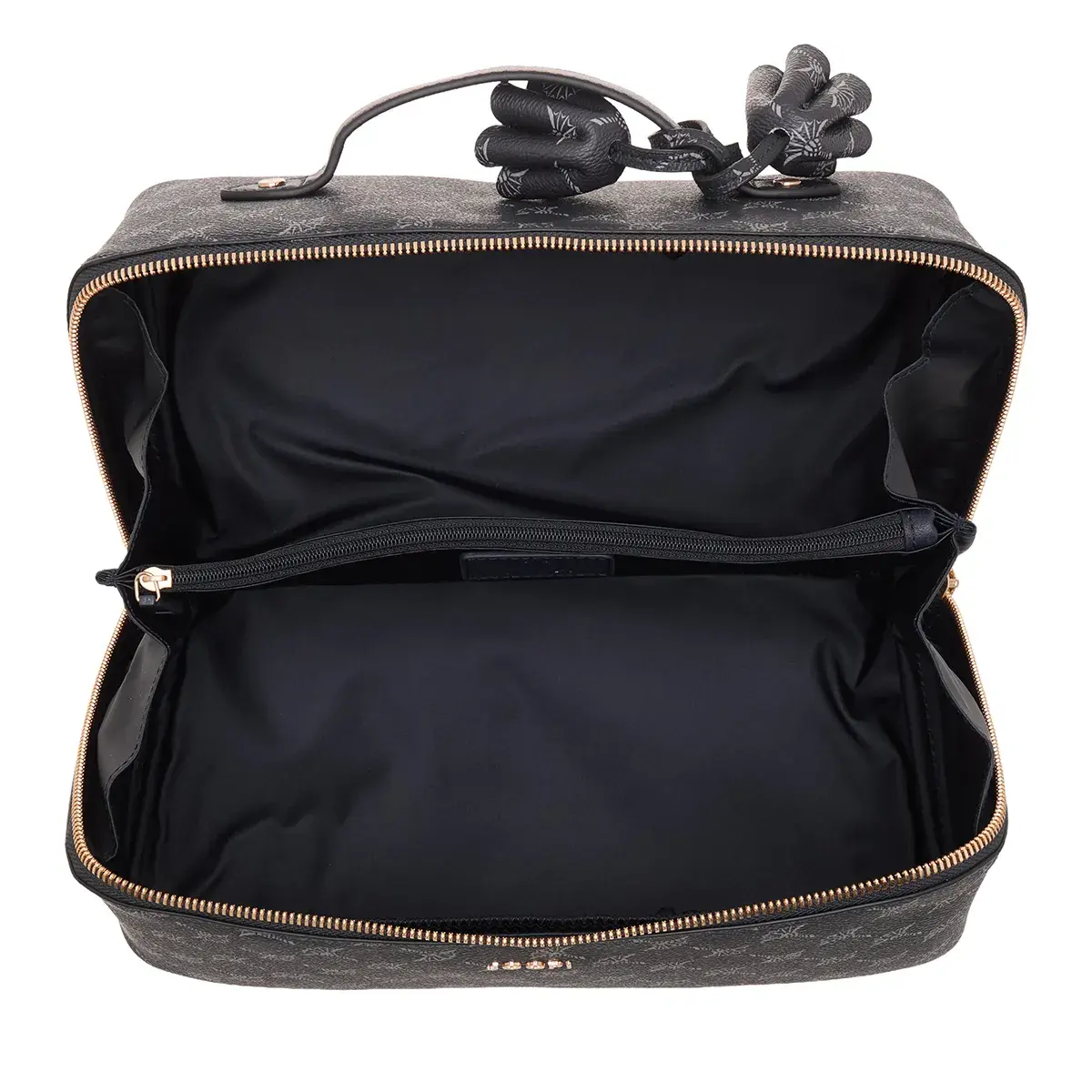 Gemusterte Kosmetiktasche mit Reißverschluss