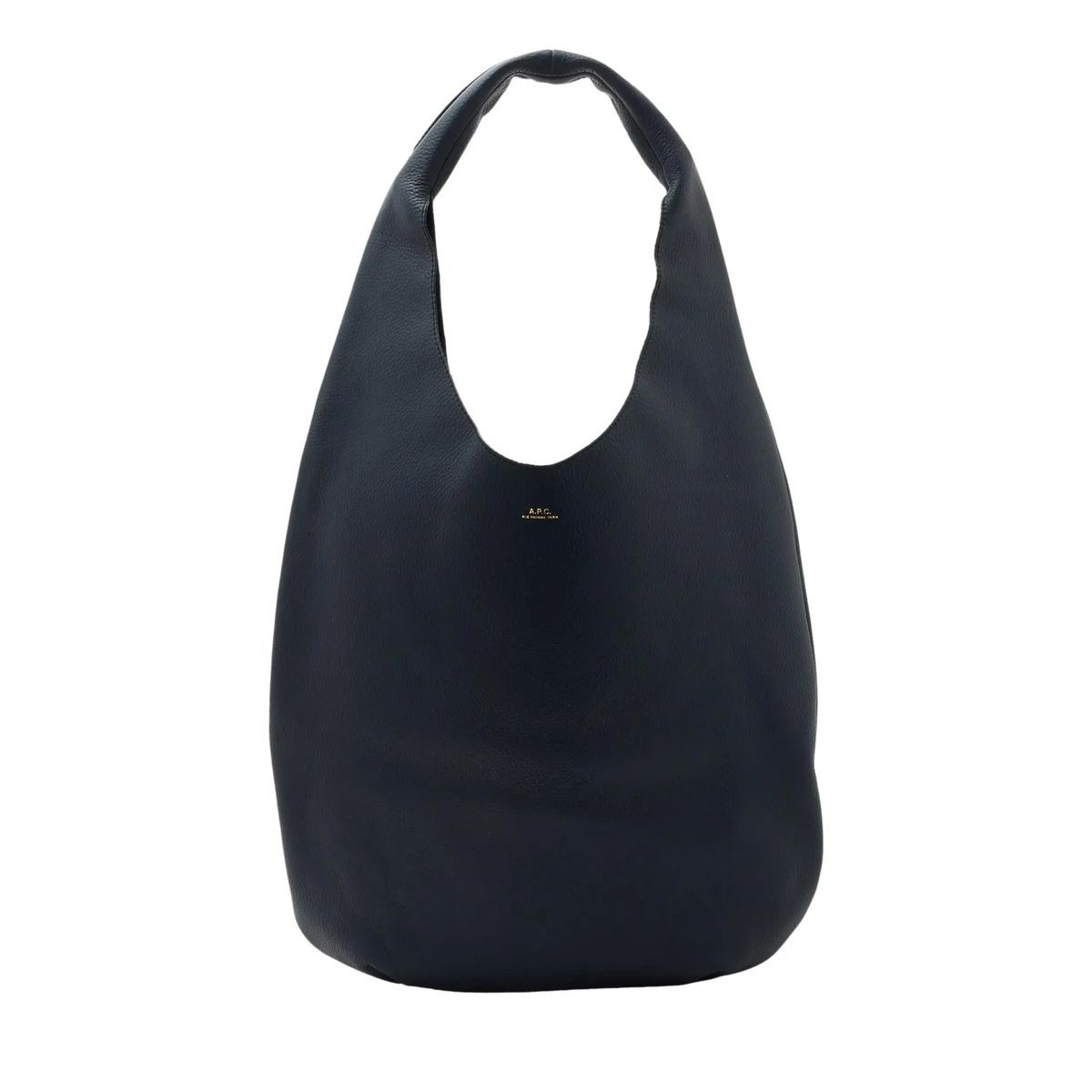 Minimalistische Leder Hobo Tasche