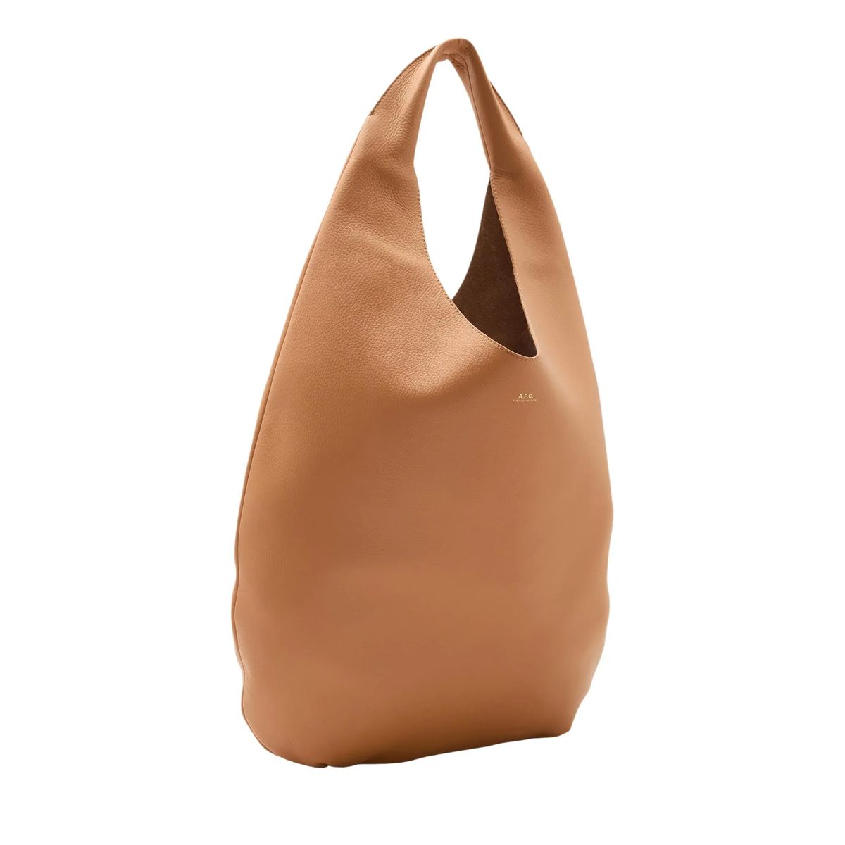 Minimalistische Hobo-Tasche aus Leder