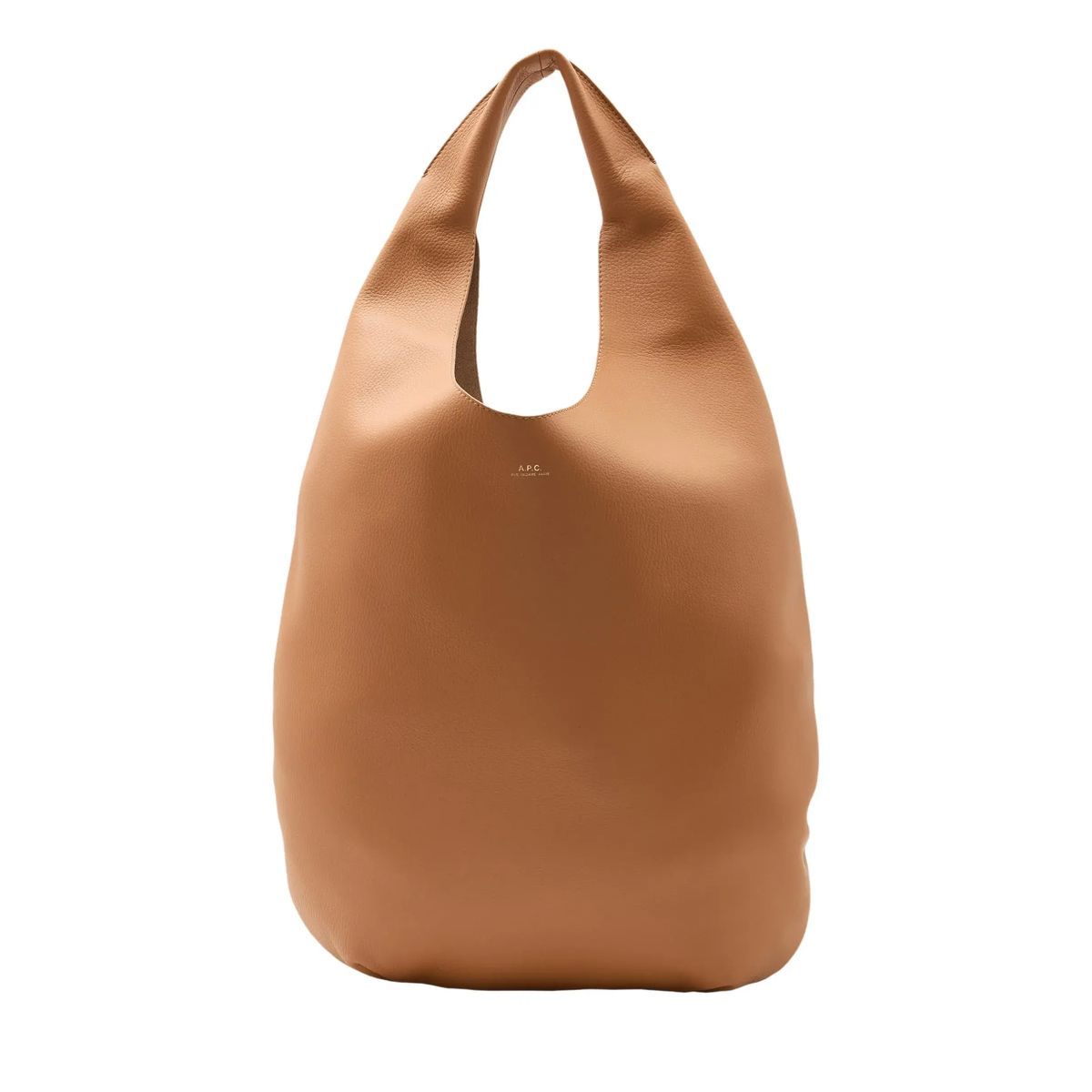 Minimalistische Hobo-Tasche aus Leder