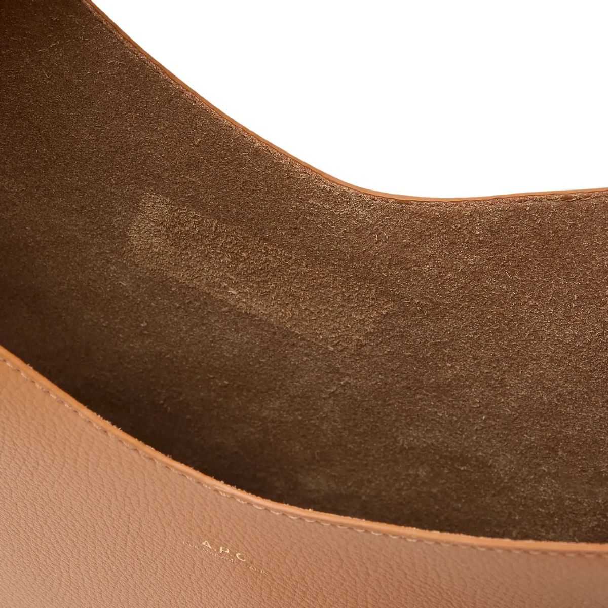 Minimalistische Hobo-Tasche aus Leder