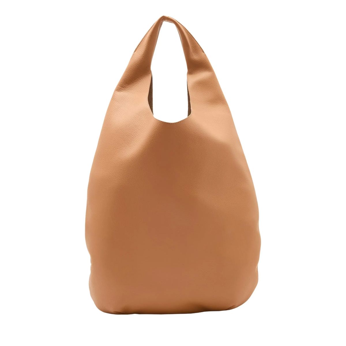 Minimalistische Hobo-Tasche aus Leder
