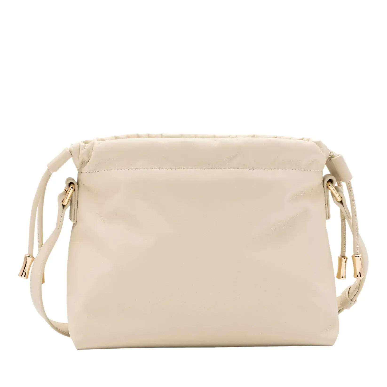 Minimalistische Leder-Beuteltasche