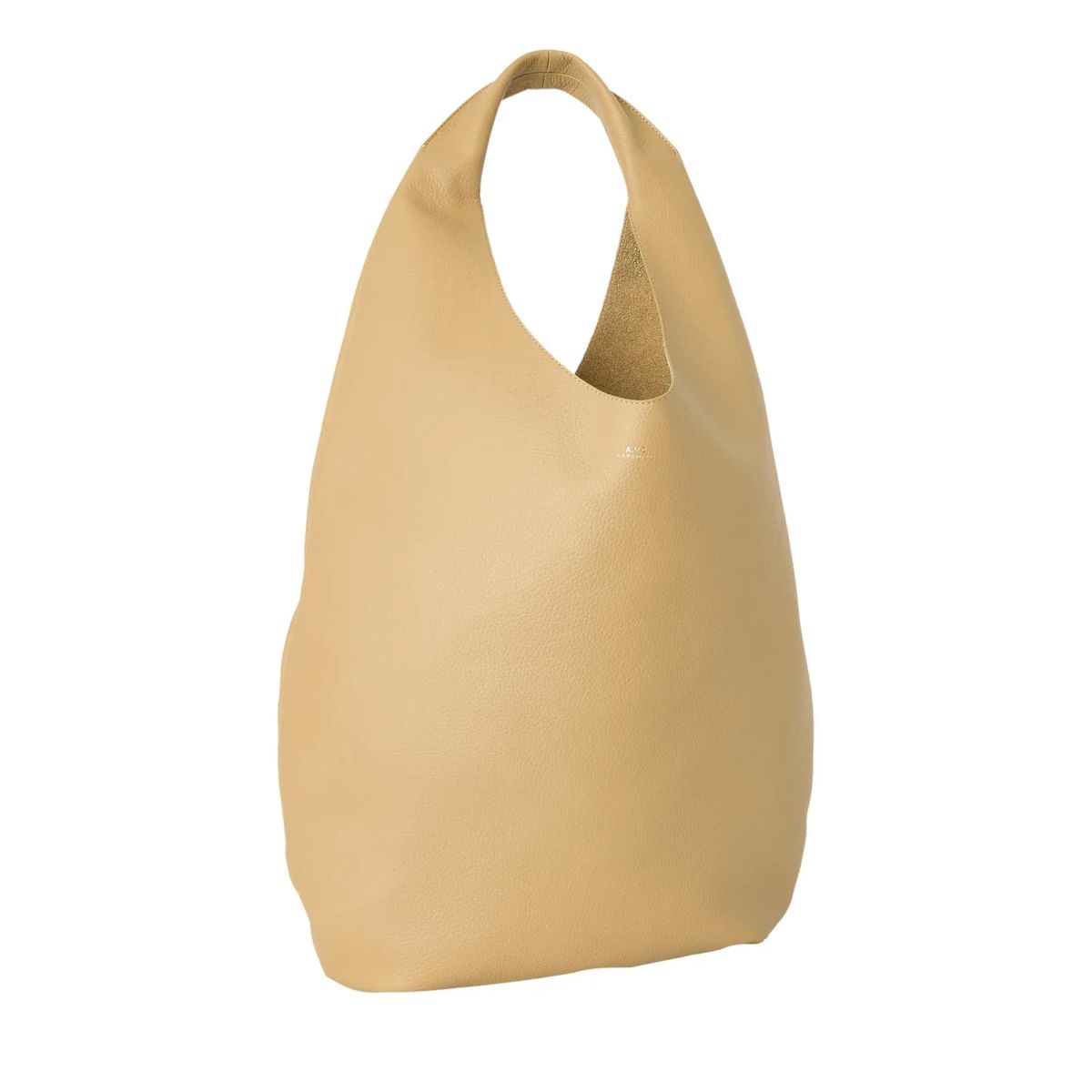 Minimalistische Hobo-Tasche aus Leder