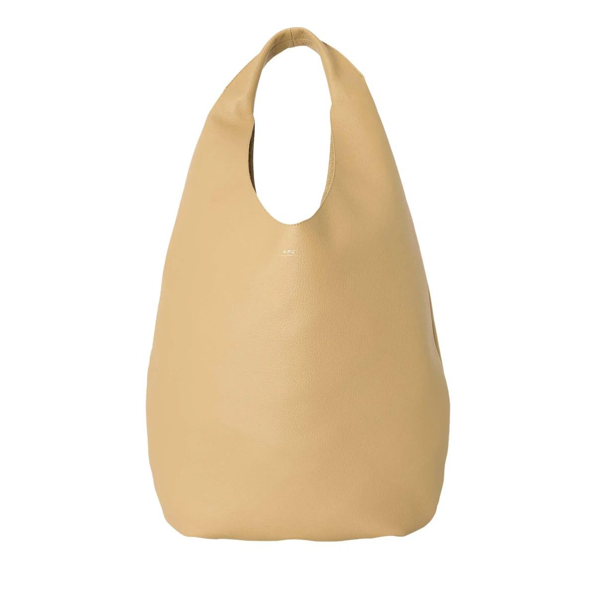 Minimalistische Hobo-Tasche aus Leder