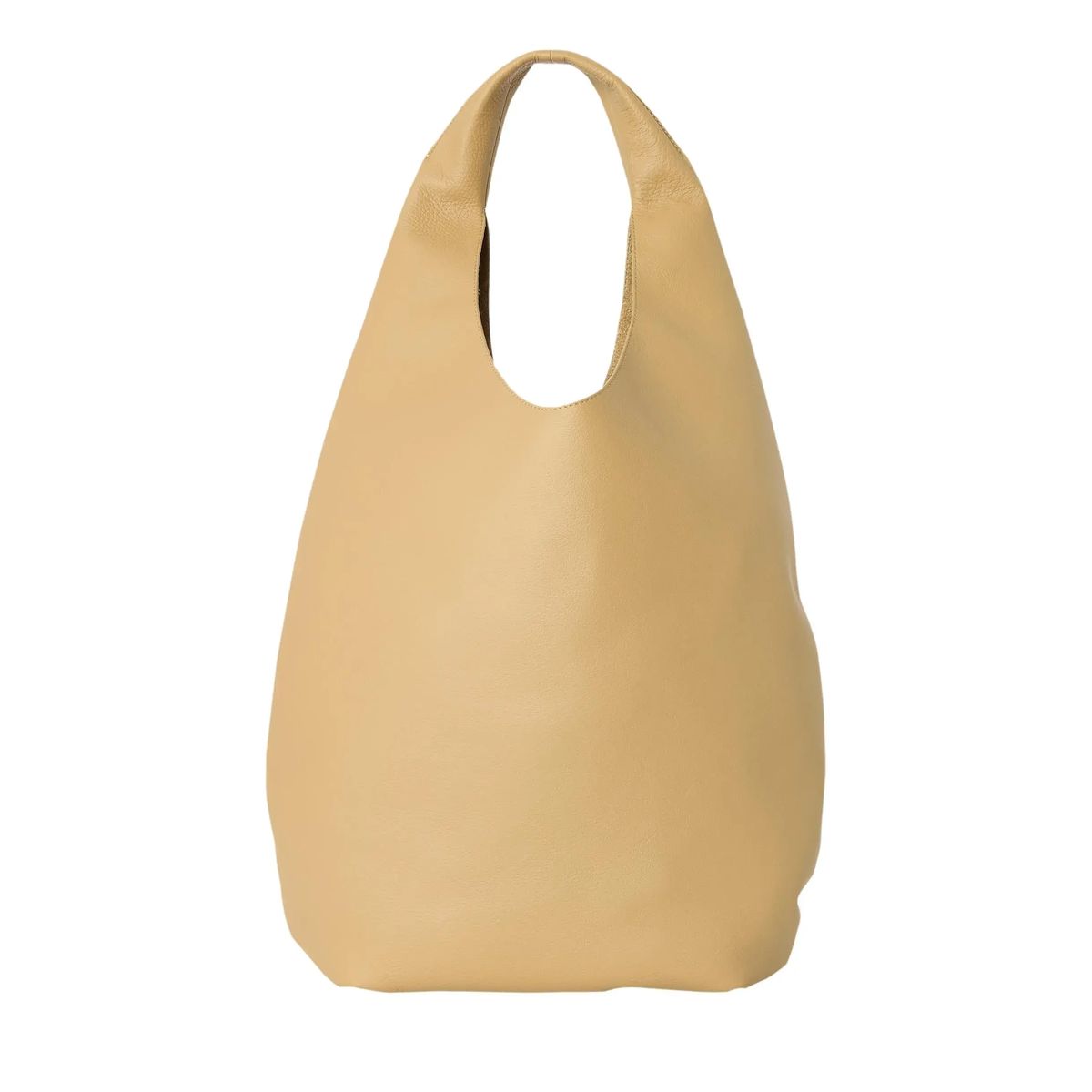 Minimalistische Hobo-Tasche aus Leder