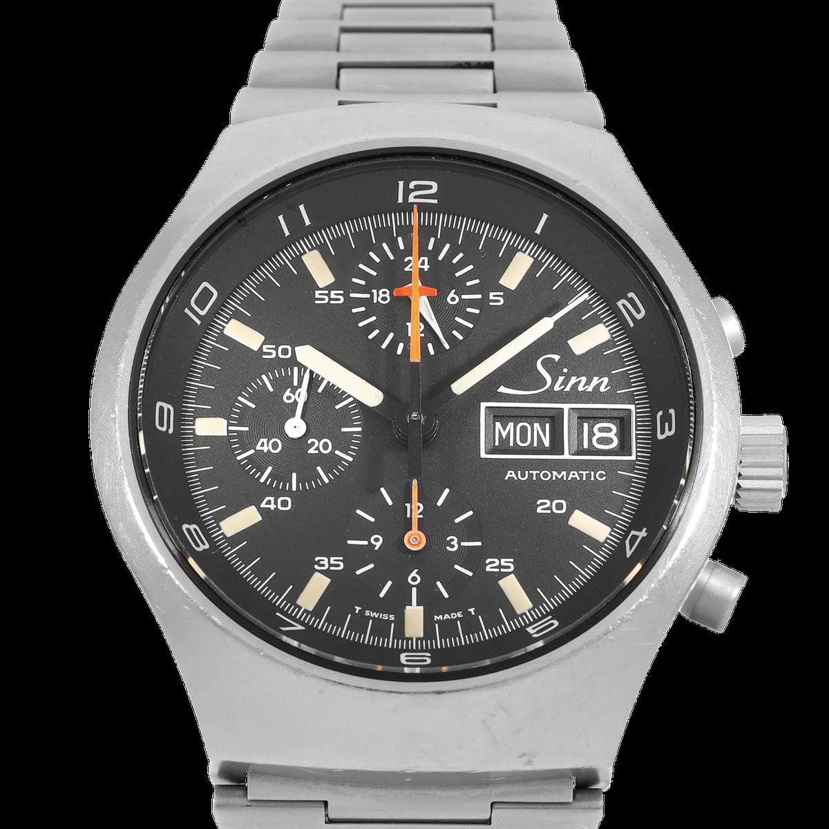 Chronograph Automatikuhr im Vintage-Stil