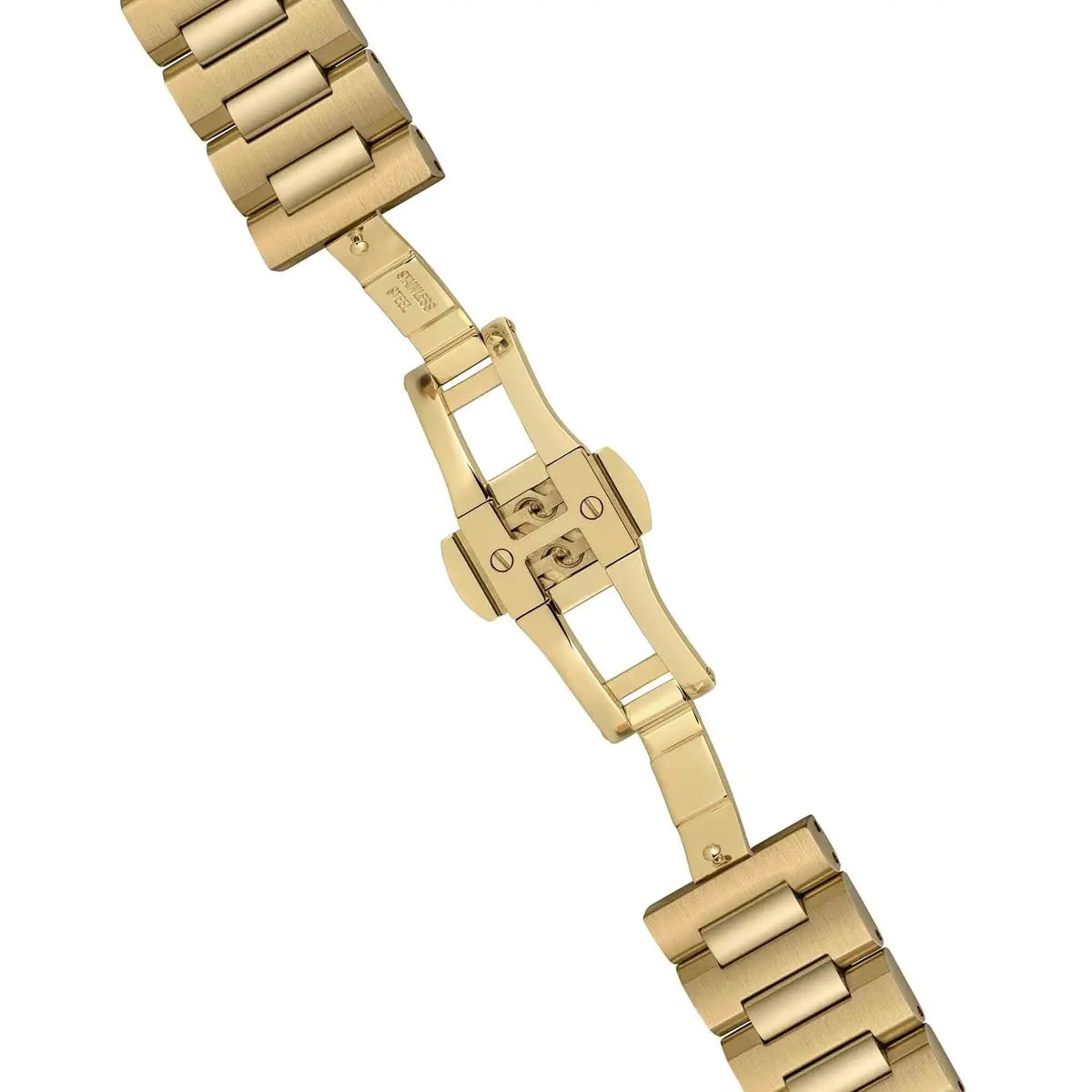 Goldene Automatikuhr mit Skelett