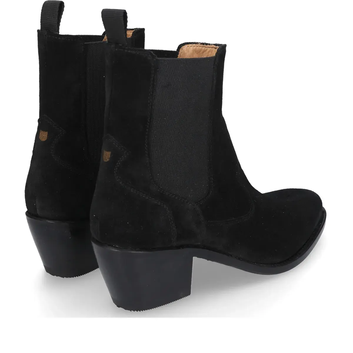 Western Chelsea Boots mit Blockabsatz