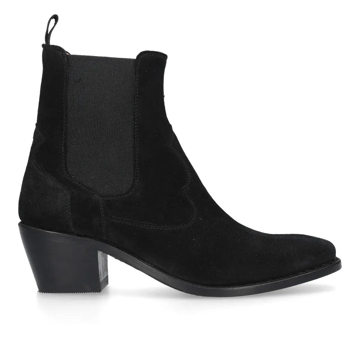 Western Chelsea Boots mit Blockabsatz