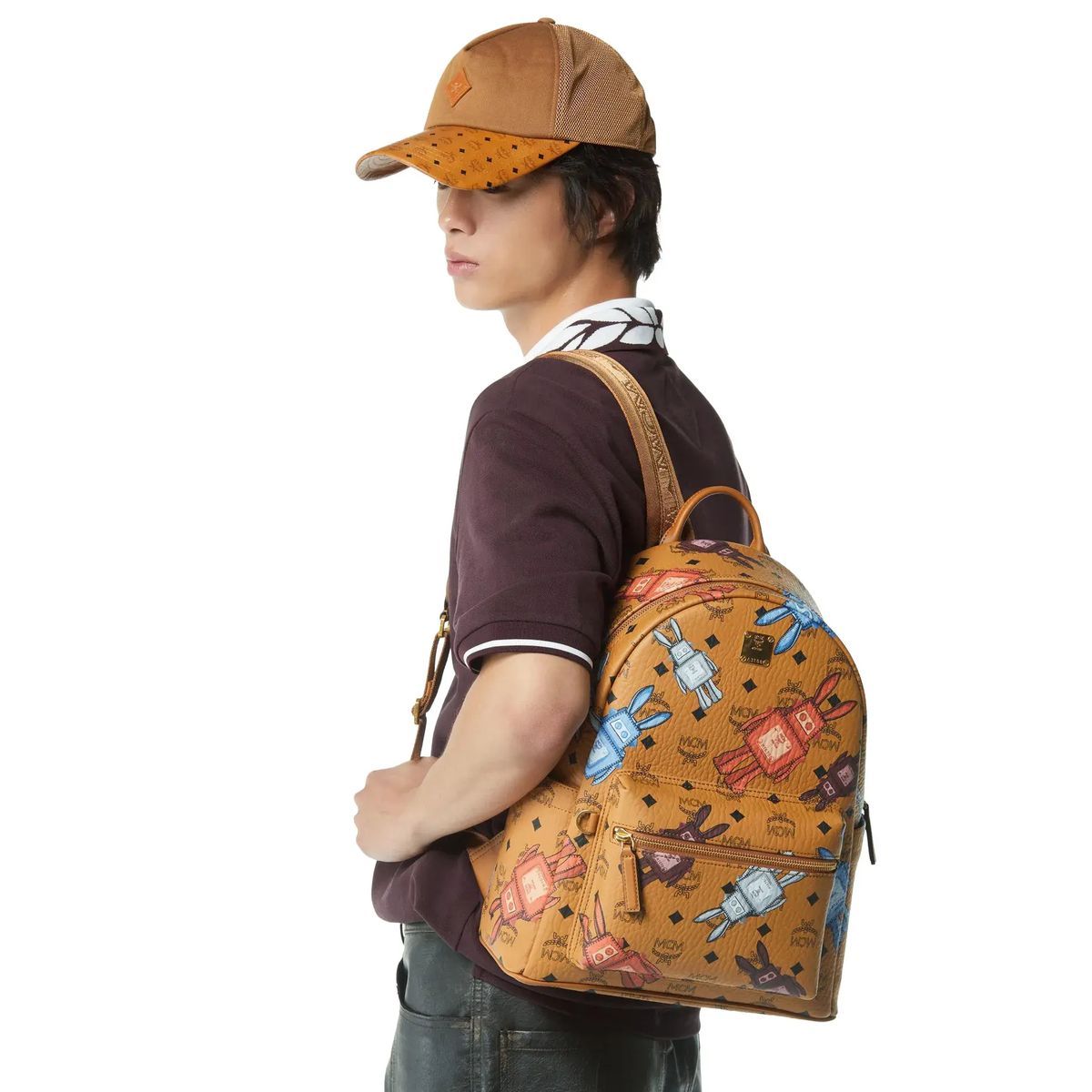 Rucksack mit Novelty-Print und Grafikdetails