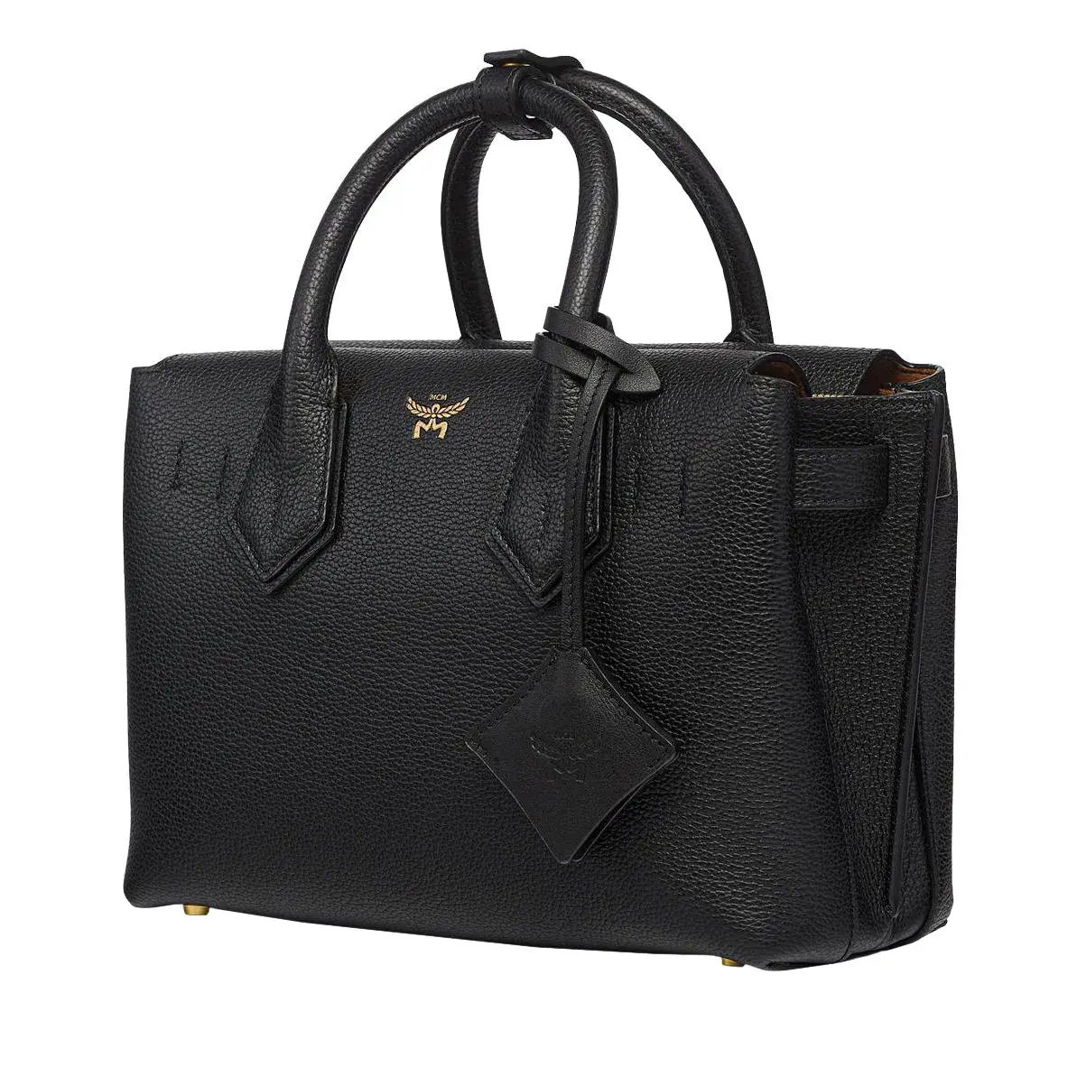 Elegante strukturierte Leder Handtasche
