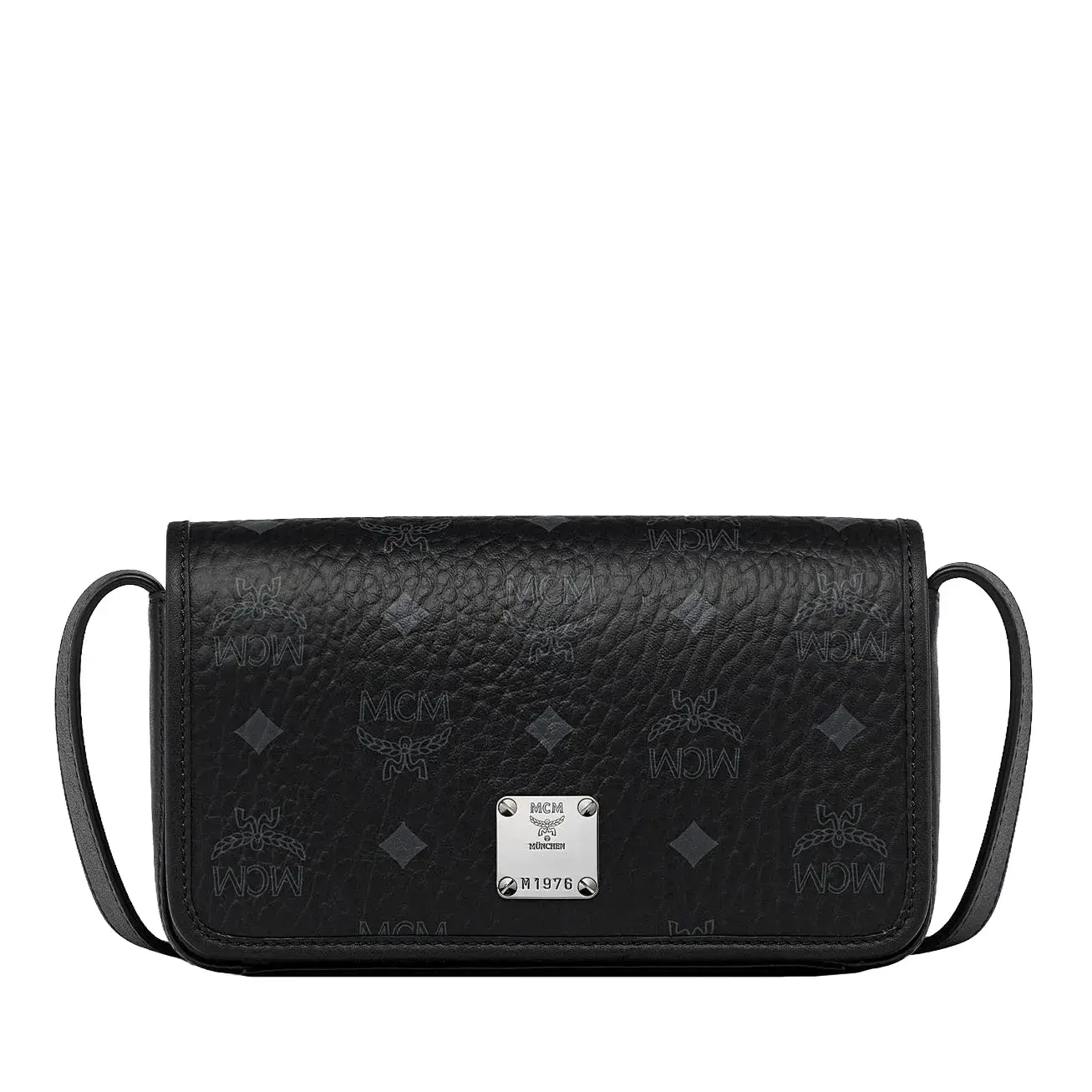 Geprägte Handytasche mit Lederriemen