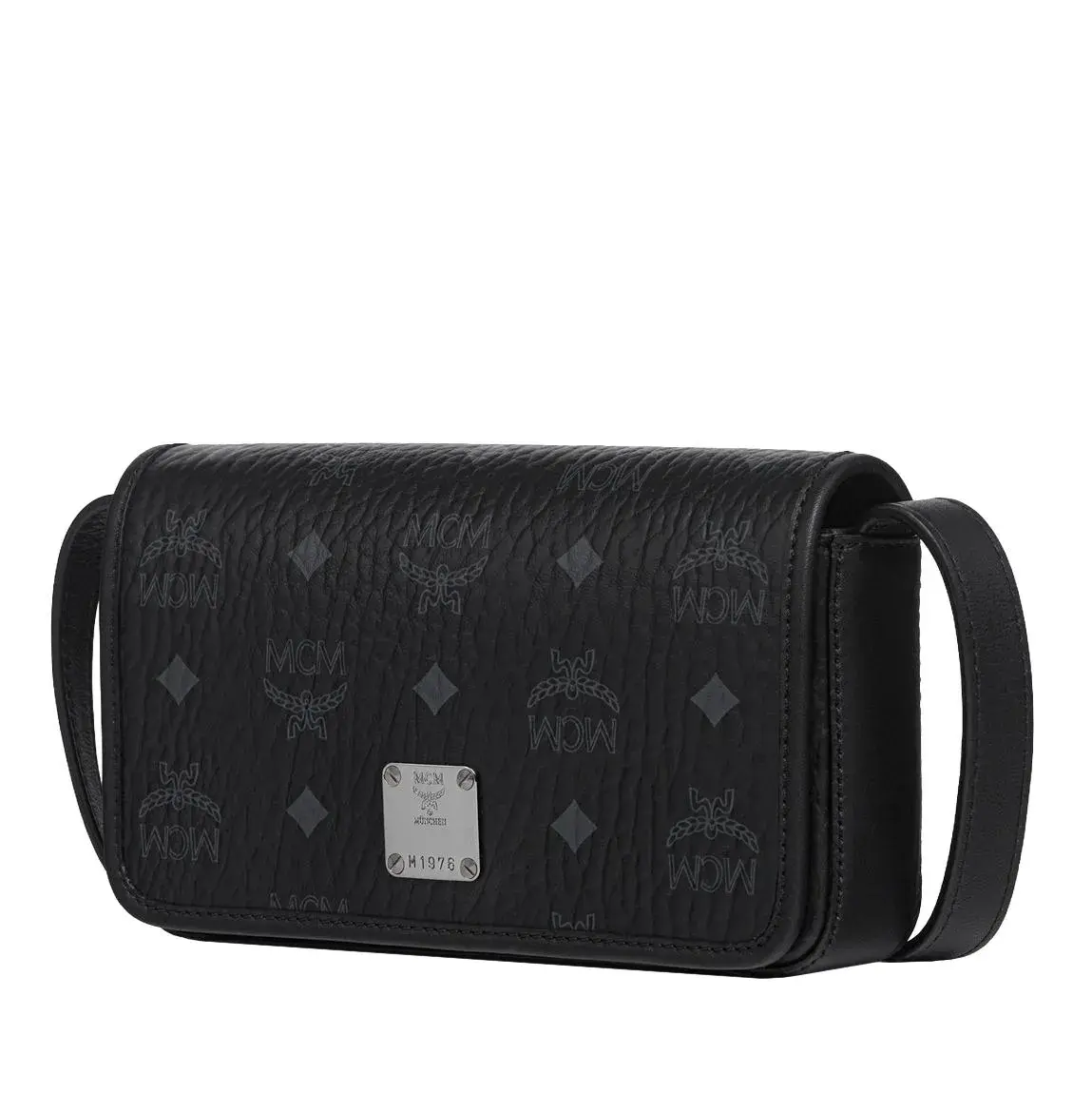 Geprägte Handytasche mit Lederriemen