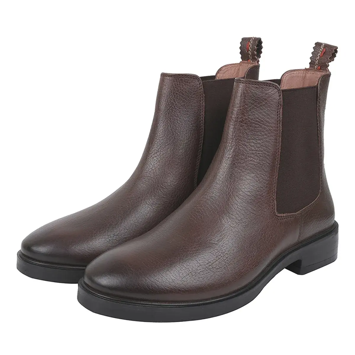 Braune Chelsea Lederstiefeletten