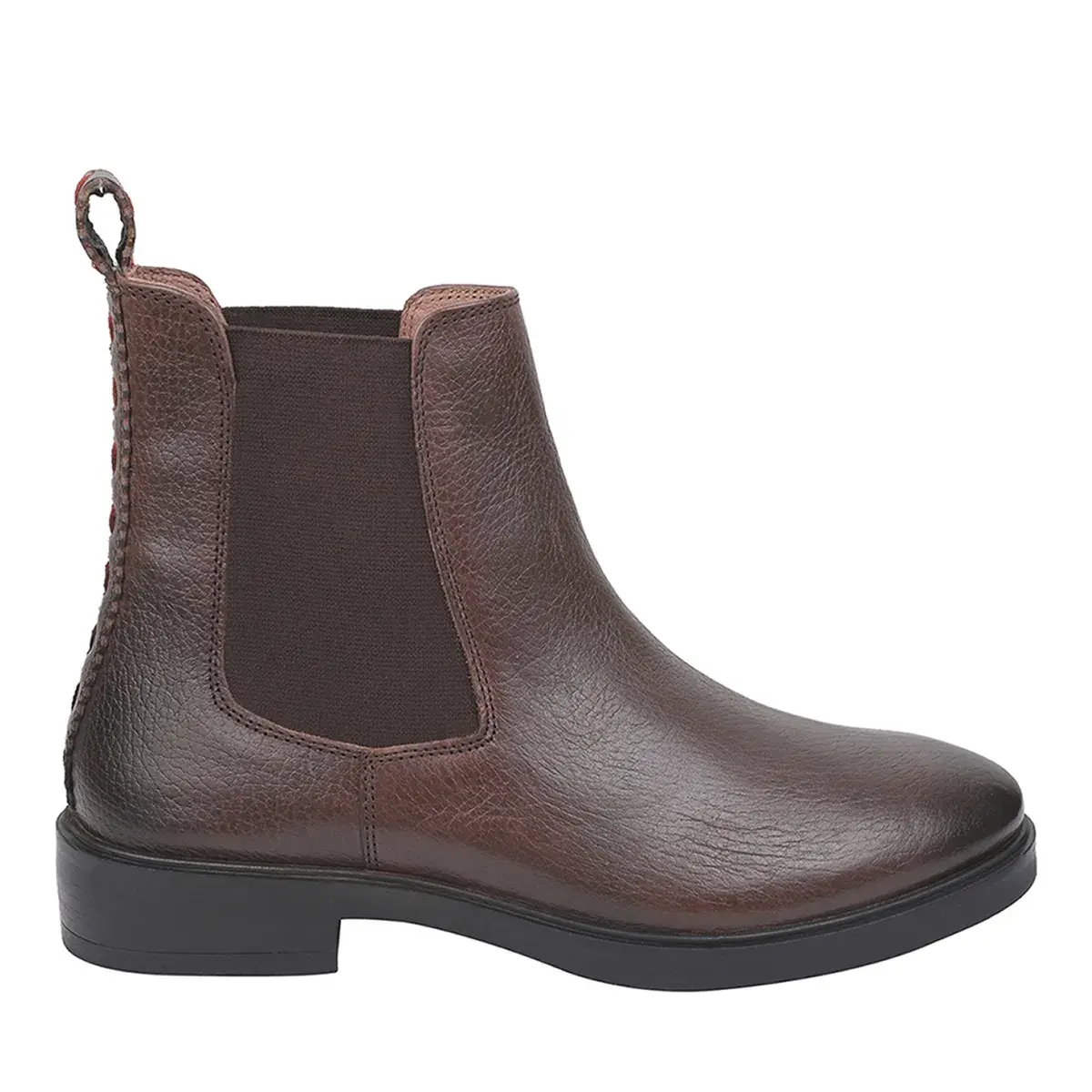 Braune Chelsea Lederstiefeletten