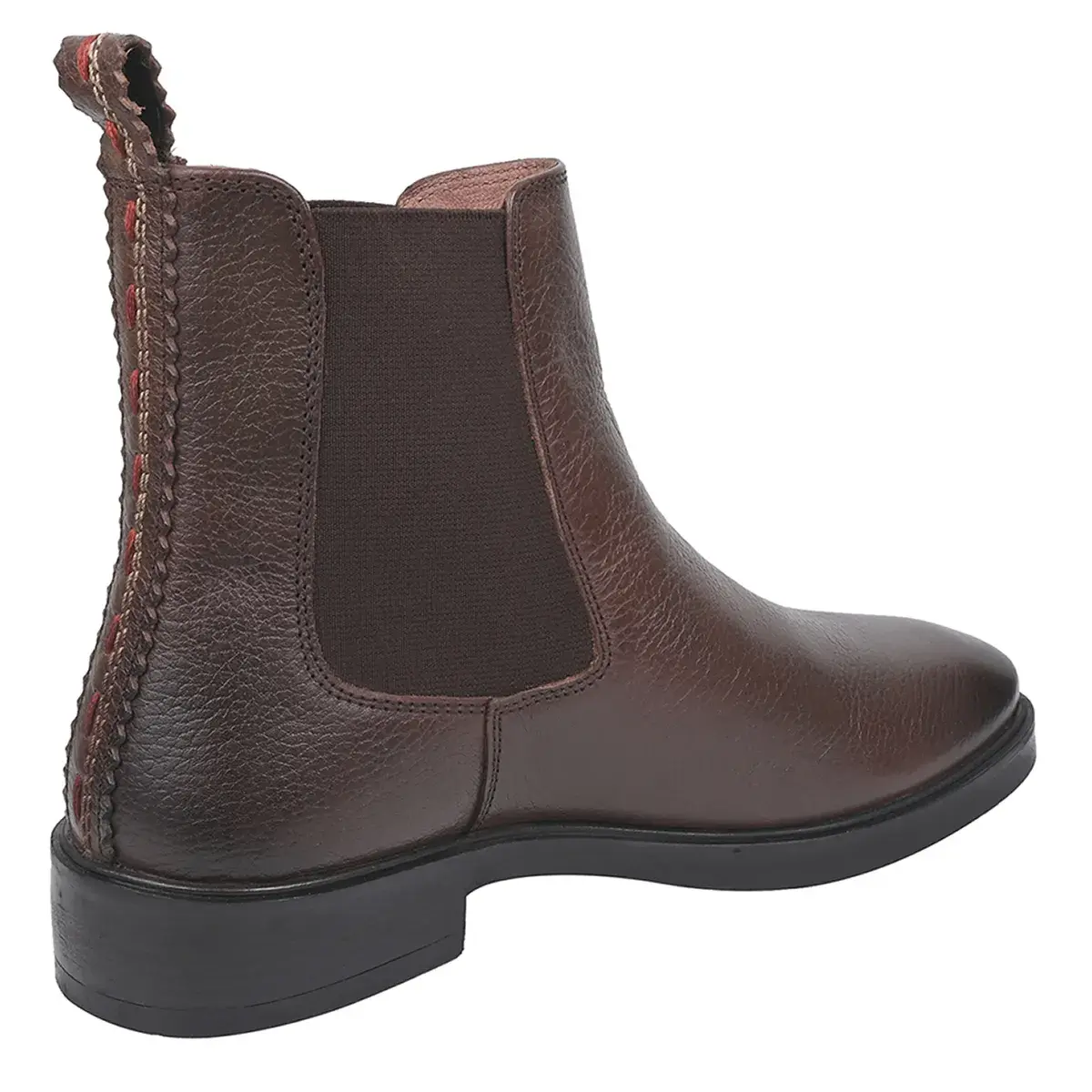 Braune Chelsea Lederstiefeletten