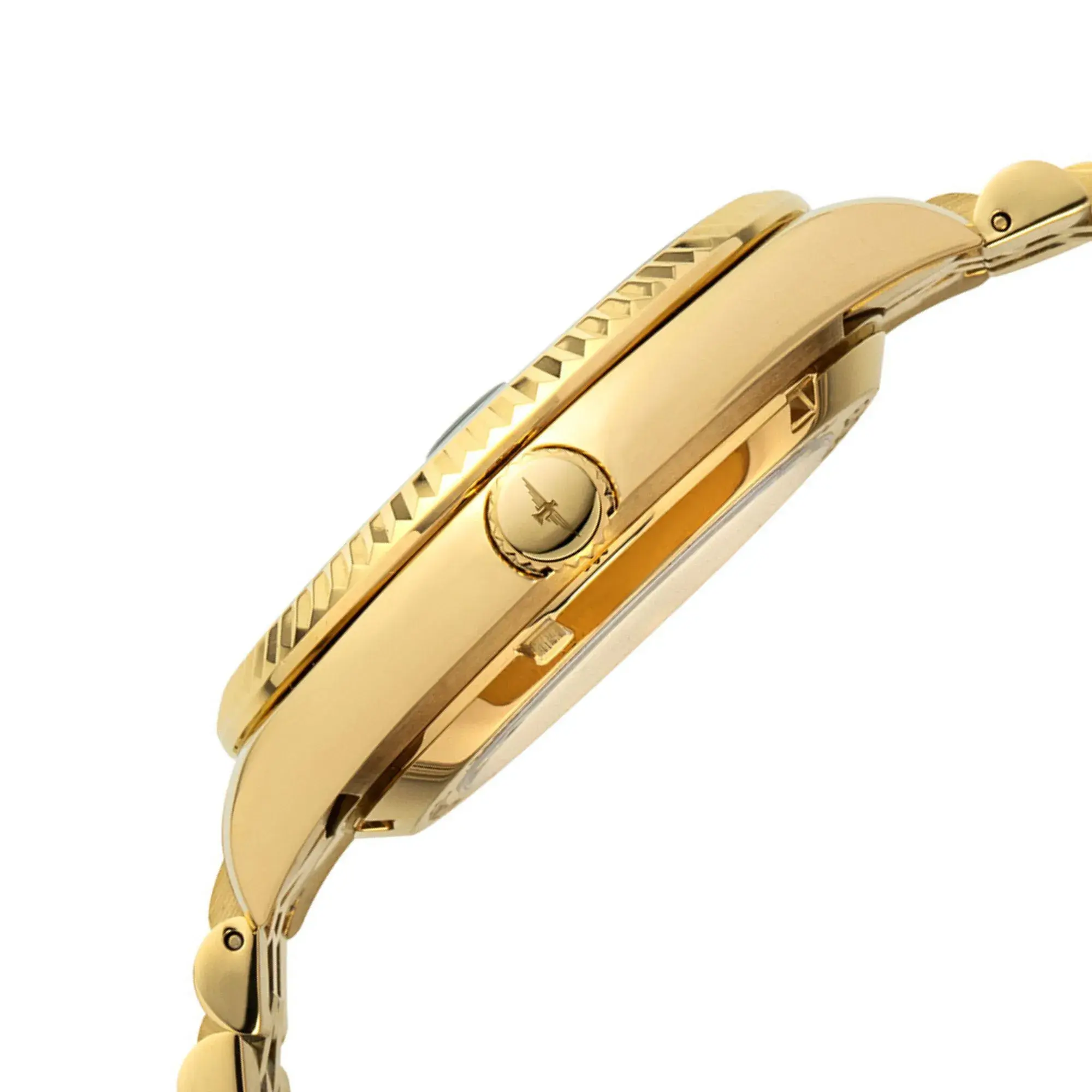 Elegante goldene Automatikuhr