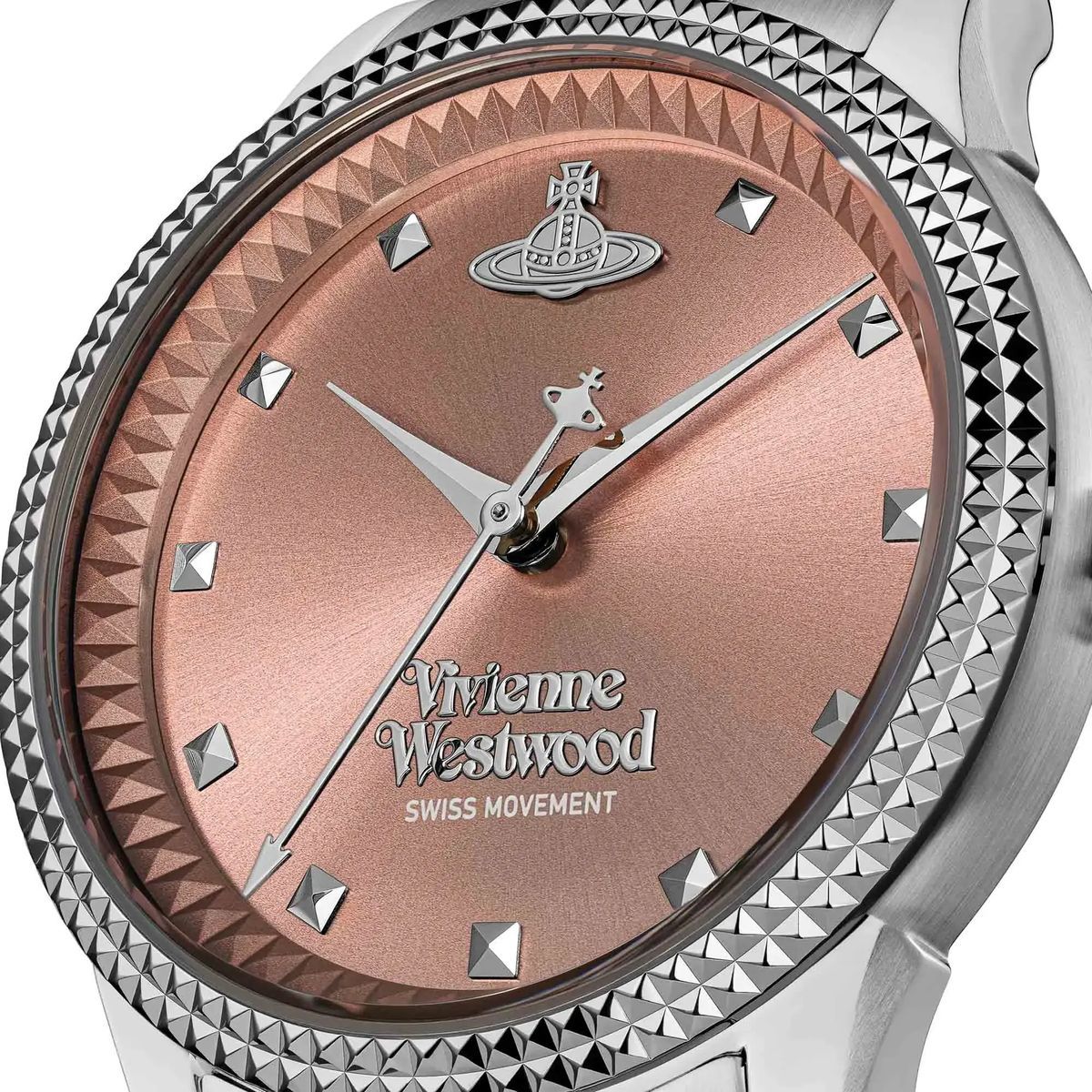 Silberne Edelstahl Damen Armbanduhr