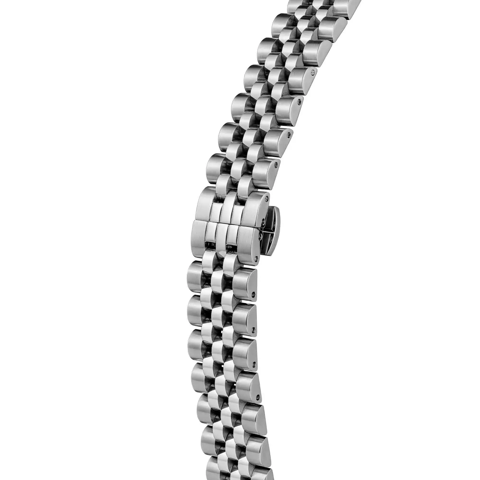 Silberne Edelstahl Damen Armbanduhr